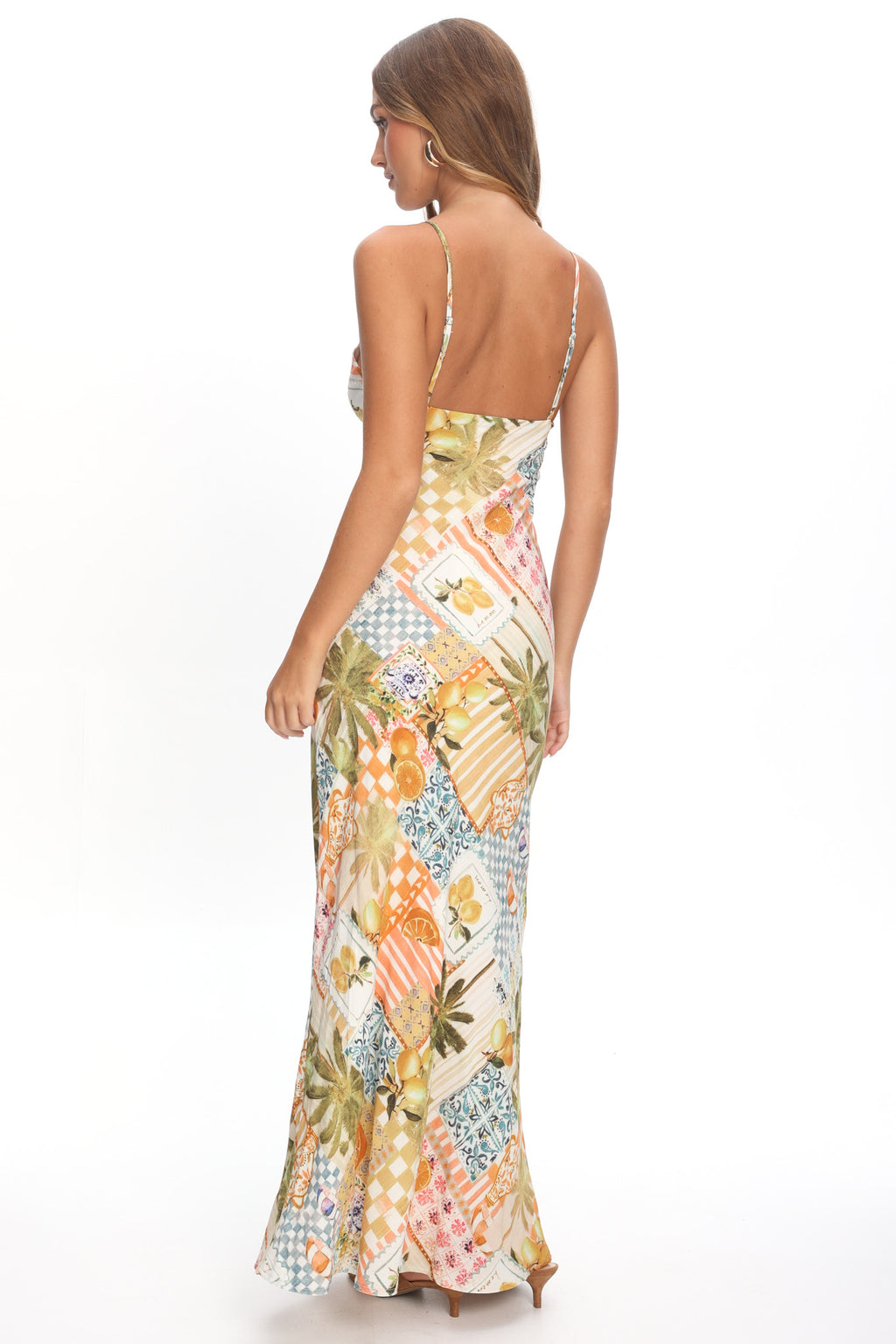Jaya Floral A-line Maxi Dress Las Palmas by Selfie Leslie Australia