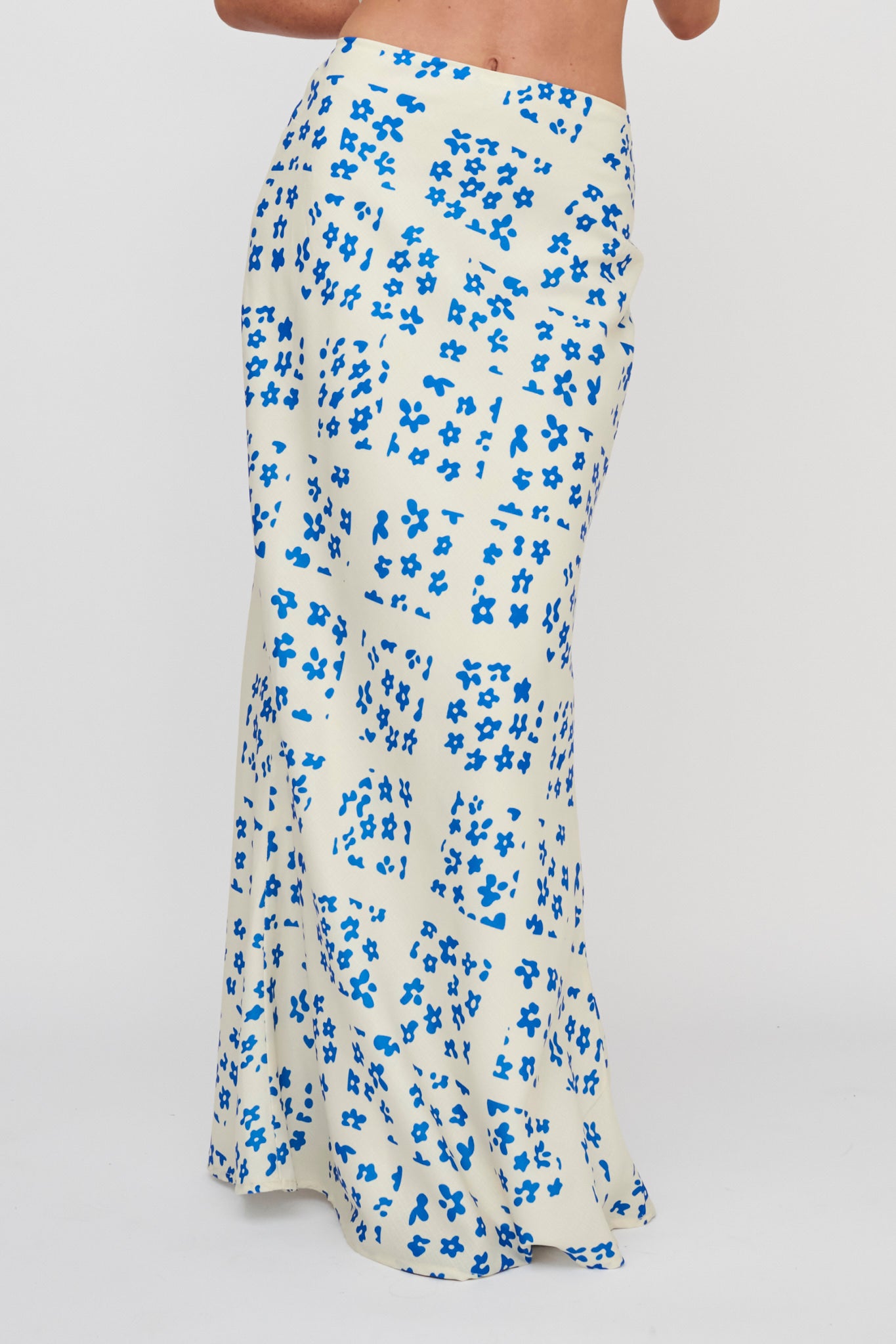 Heart & Soul Maxi Skirt Floral Cream by Selfie Leslie Australia