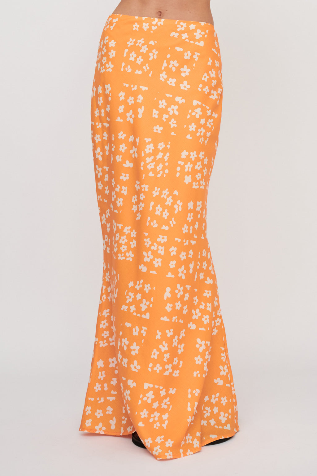 Heart & Soul Maxi Skirt Floral Orange by Selfie Leslie Australia