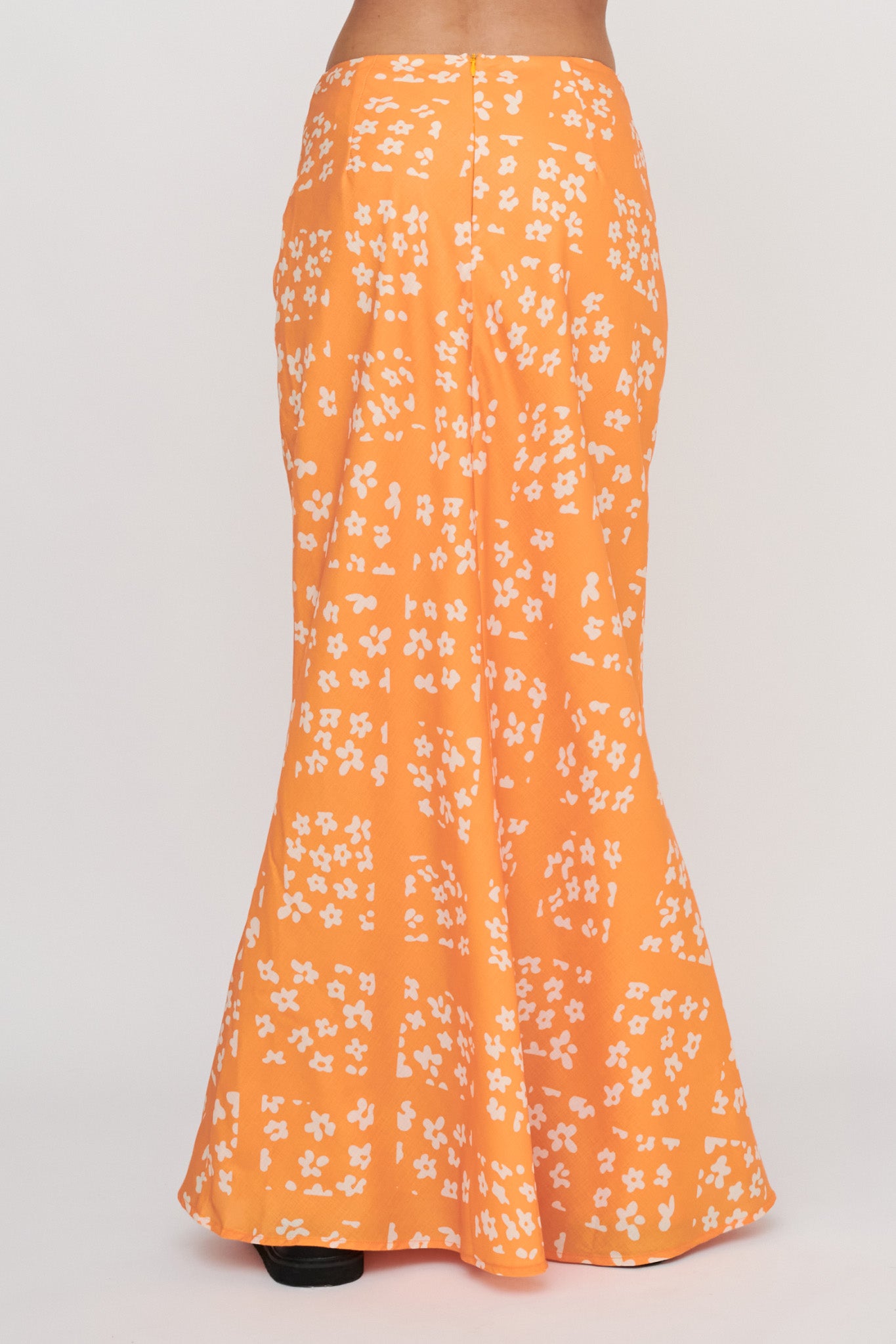 Heart & Soul Maxi Skirt Floral Orange by Selfie Leslie Australia