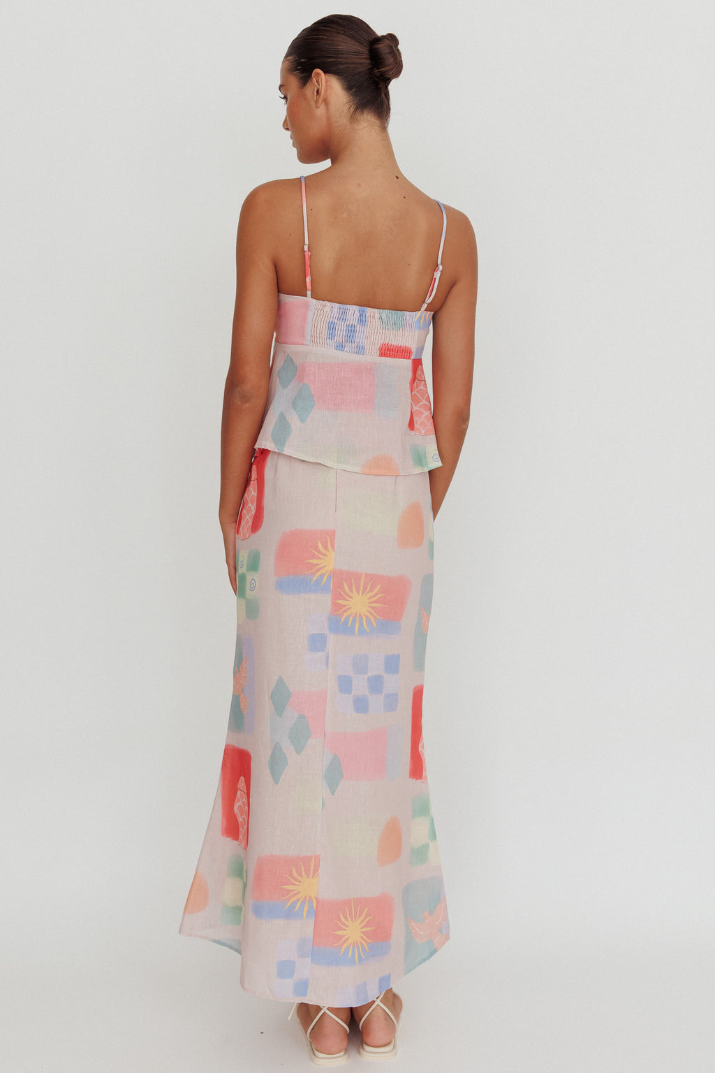 Heart & Soul Maxi Skirt Print Multi by Selfie Leslie Australia