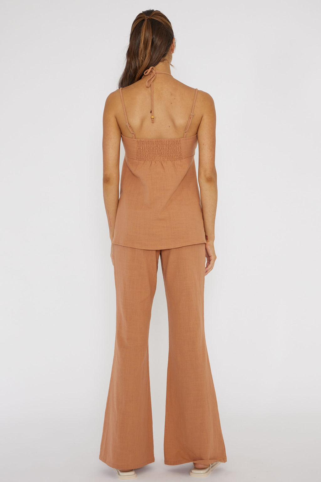 Freestyle Flared Pants Sand by Selfie Leslie Australia