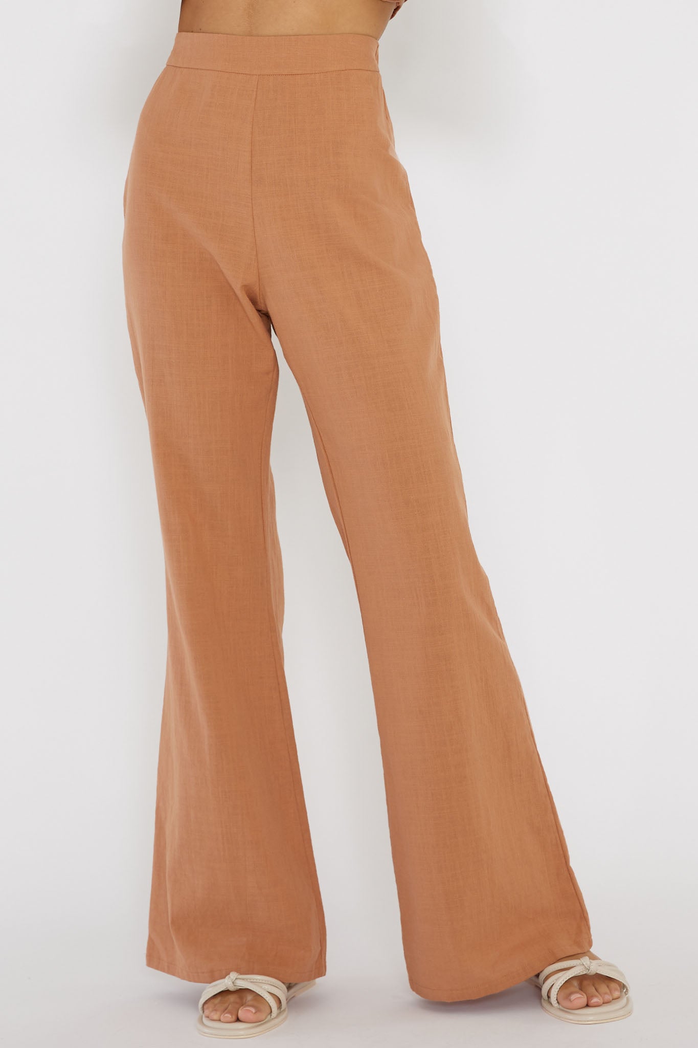 Freestyle Flared Pants Sand by Selfie Leslie Australia