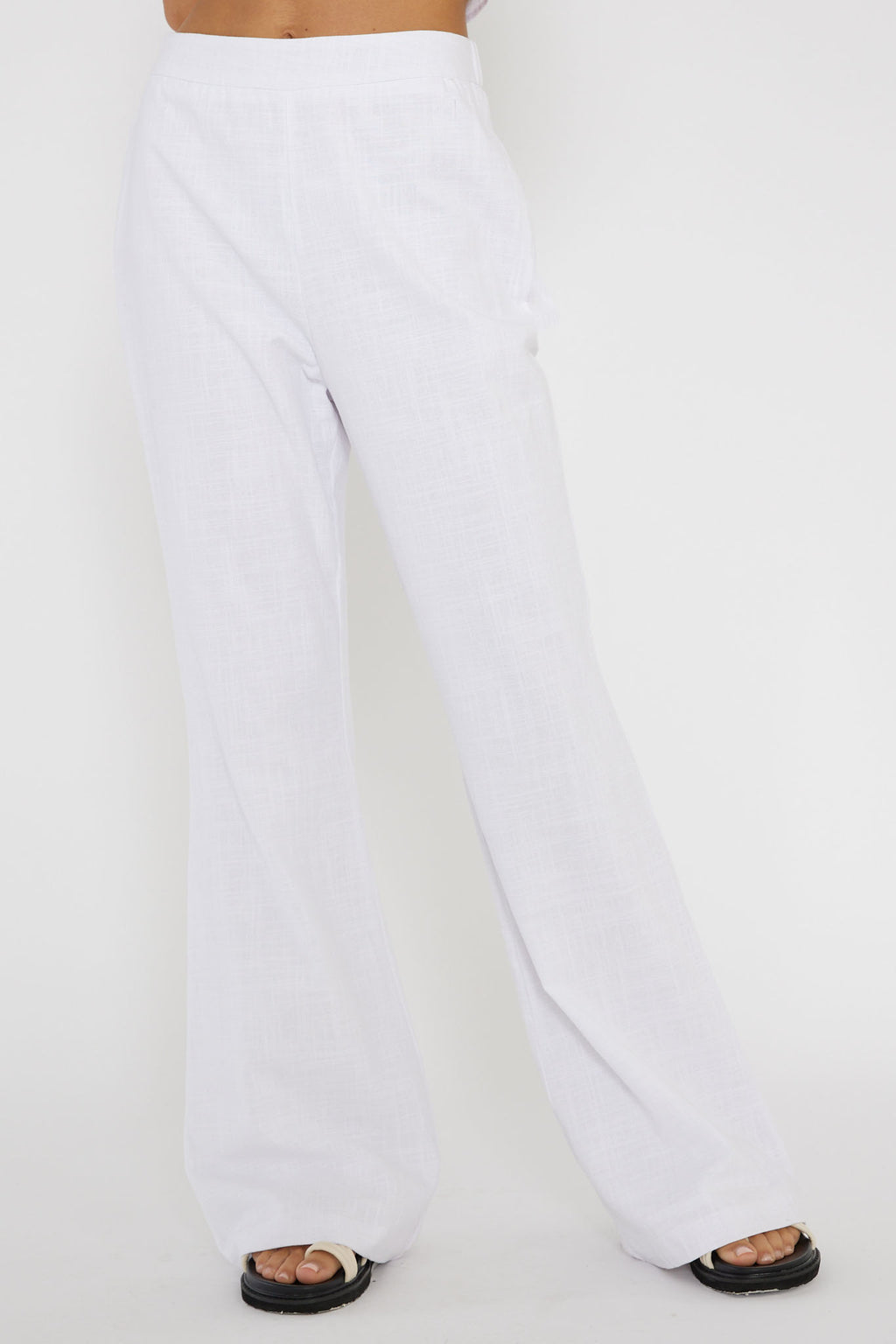 Freestyle Flared Pants White by Selfie Leslie Australia