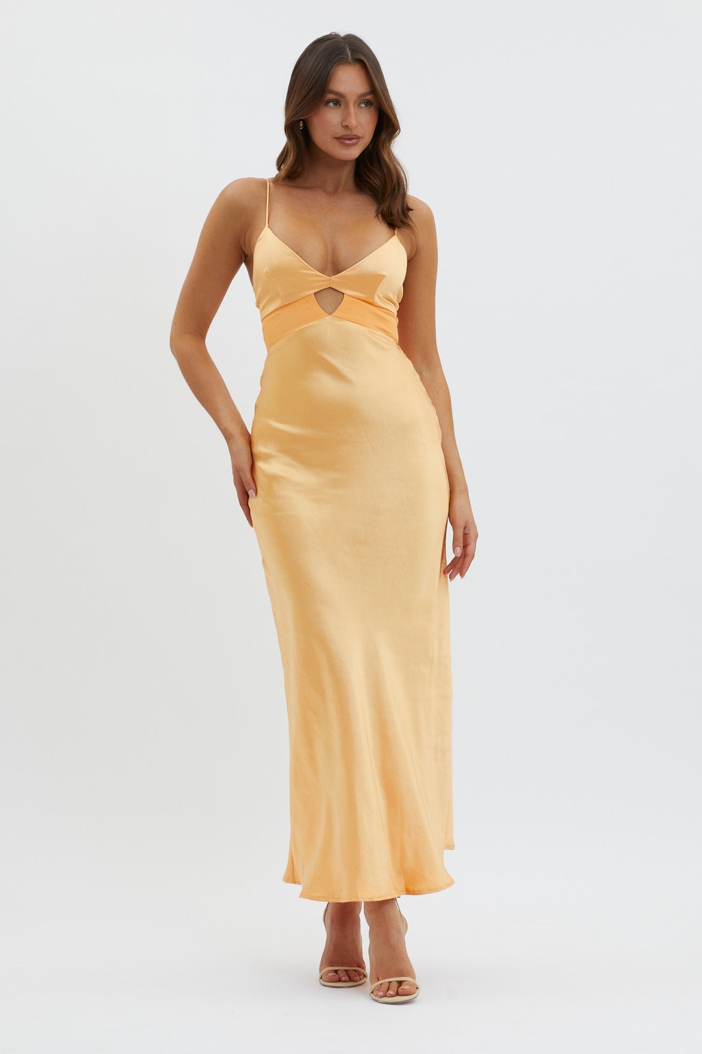 Eternal Sun Keyhole Bust Maxi Dress Mango by Selfie Leslie Australia