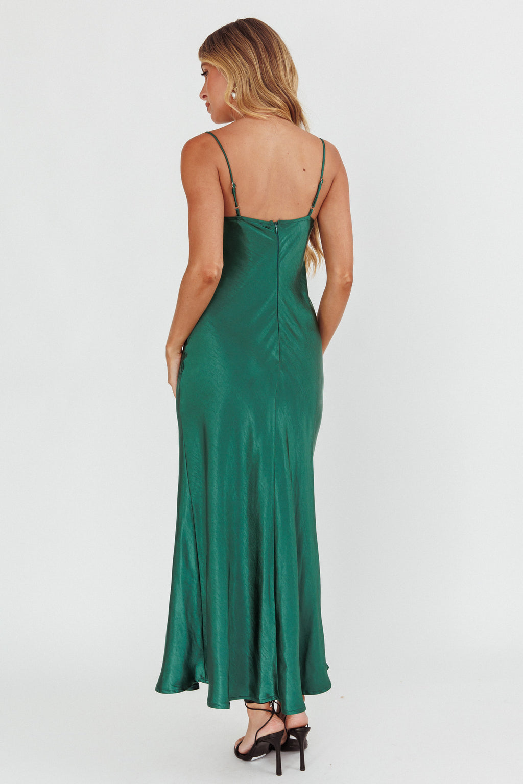 Inhibitions Lace Bust Midi Dress Forest Green by Selfie Leslie Australia