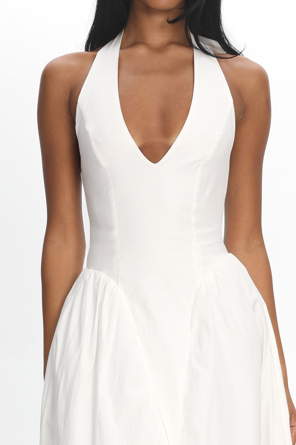 El Corazon Halterneck Maxi Dress Cream by Selfie Leslie Australia