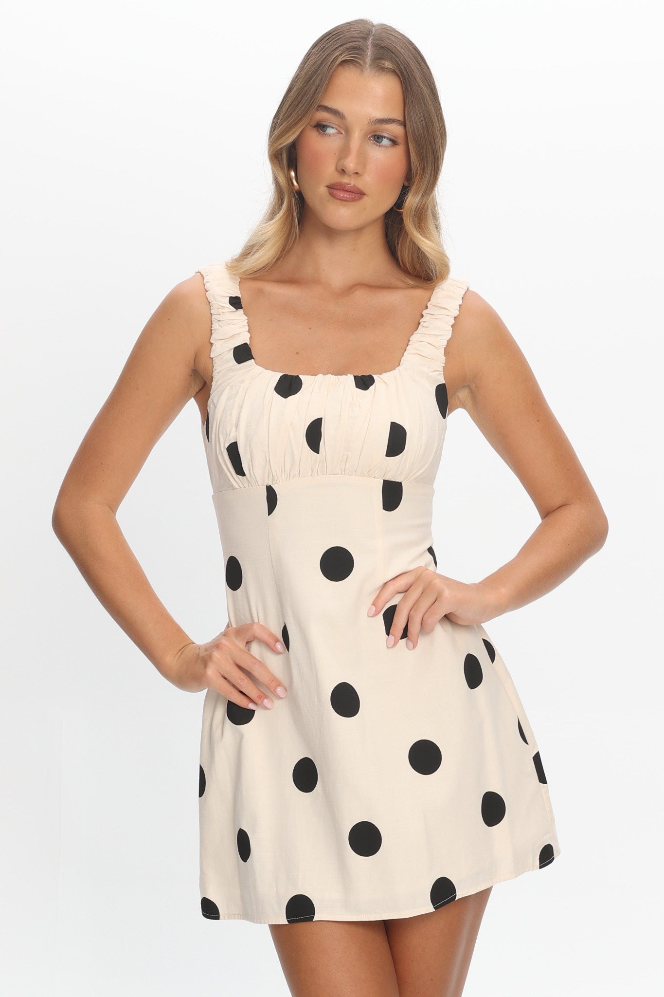 Petronella Mini Dress Polka Dot by Selfie Leslie Australia