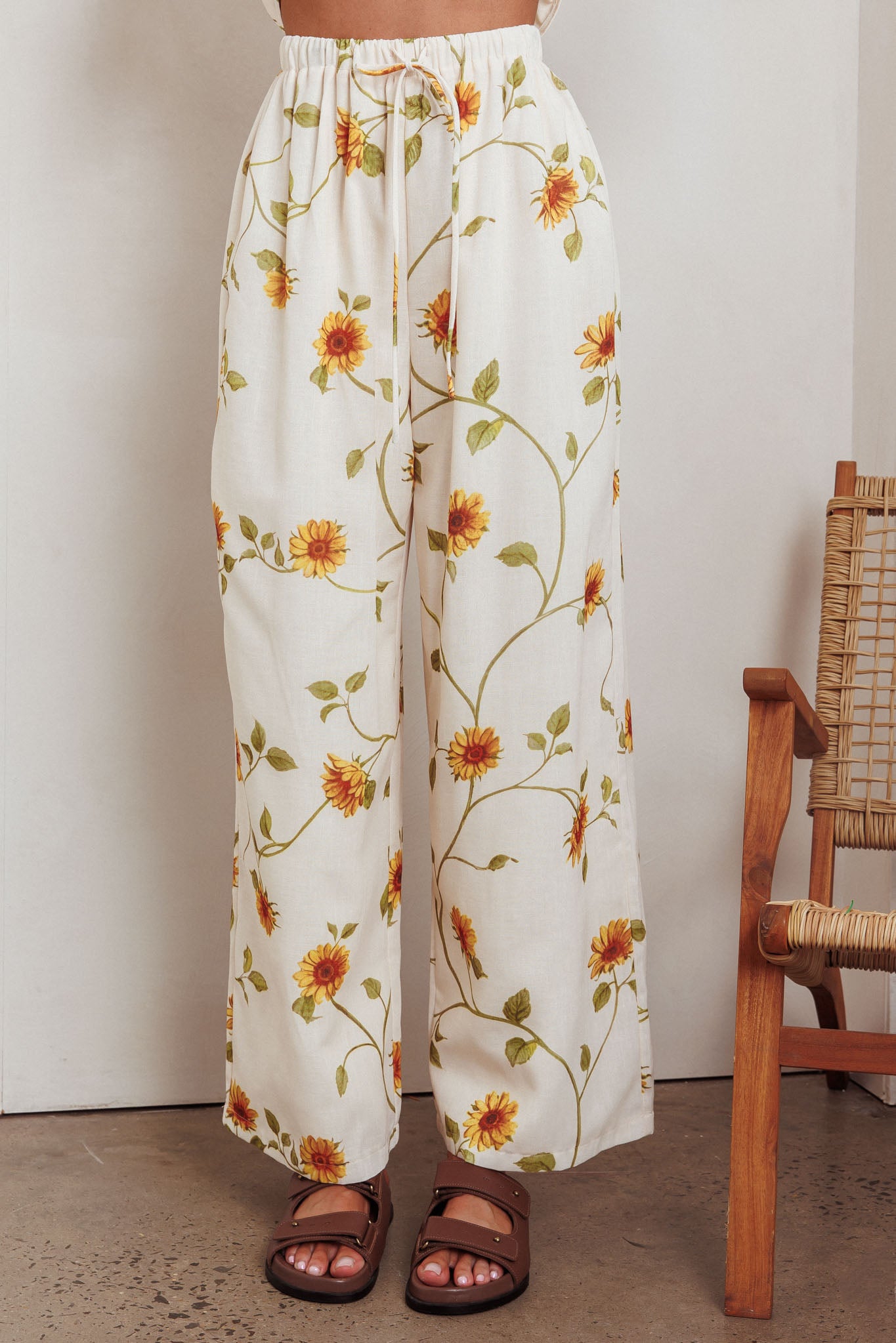 Sway Drawstring Pants Sunflower by Selfie Leslie Australia