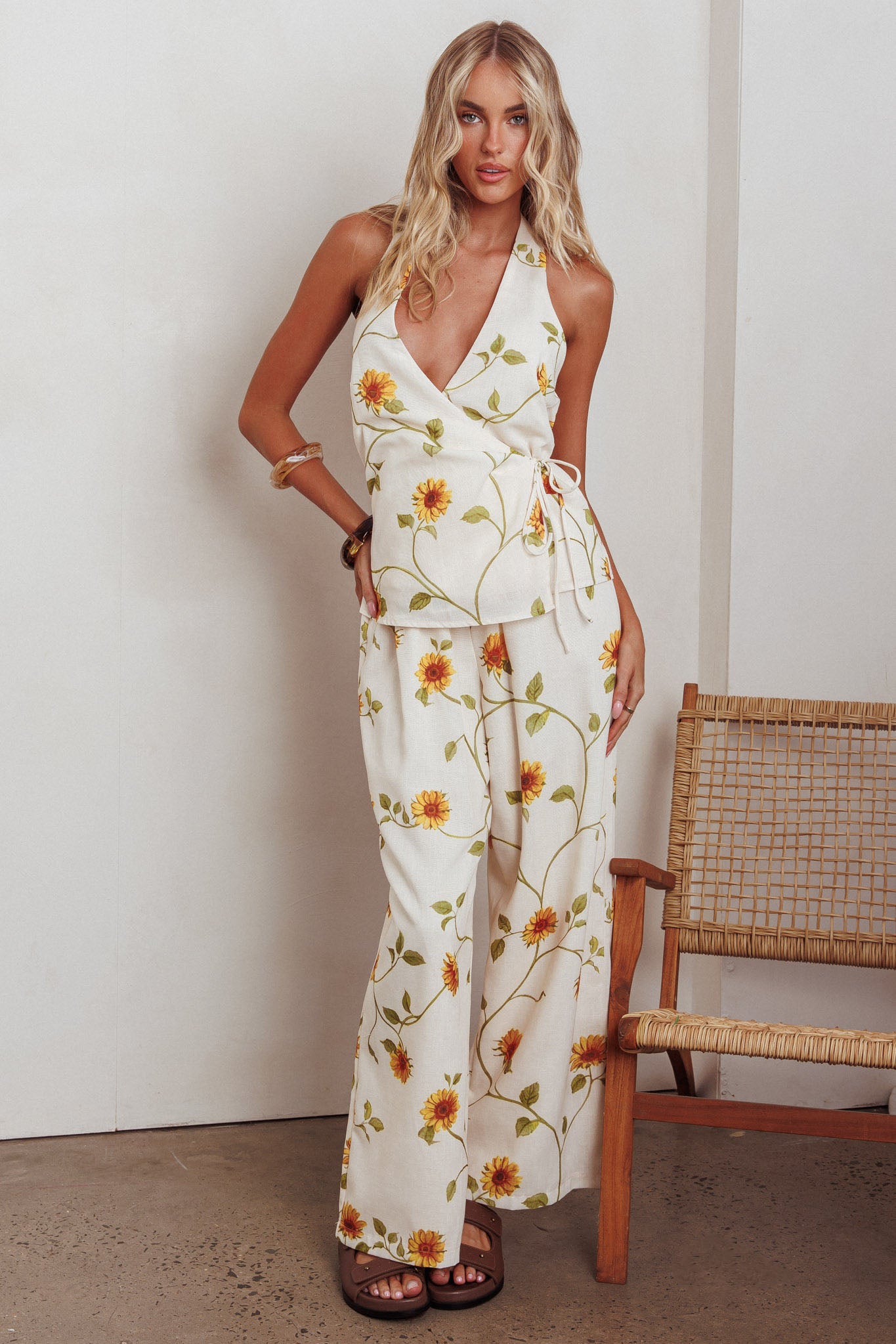 Sway Drawstring Pants Sunflower by Selfie Leslie Australia