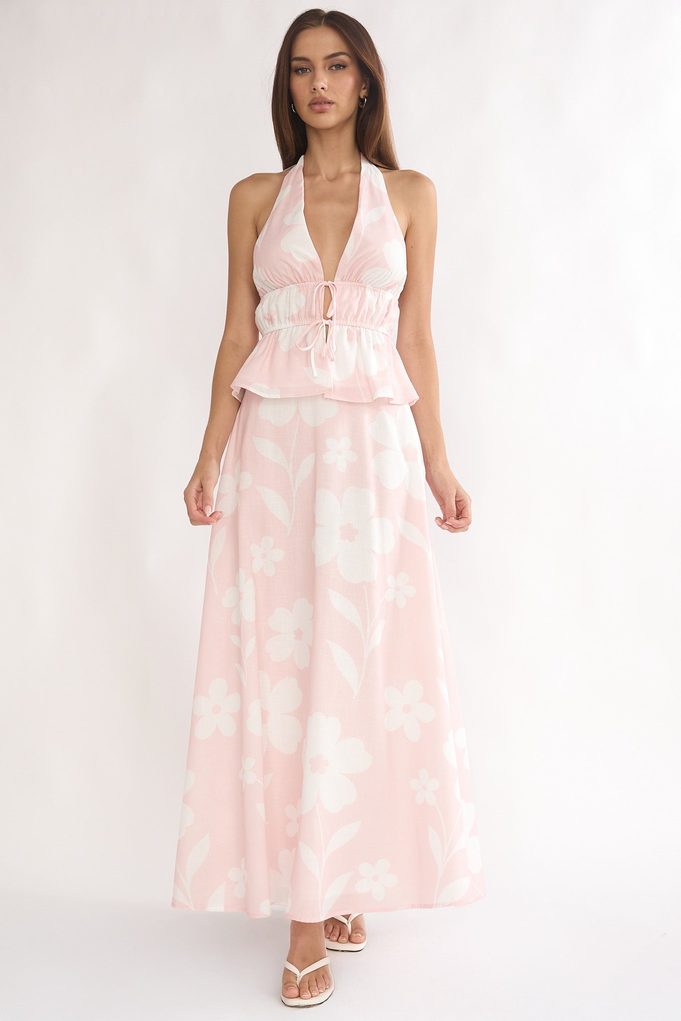 Under The Moons A-Line Maxi Skirt Floral by Selfie Leslie Australia