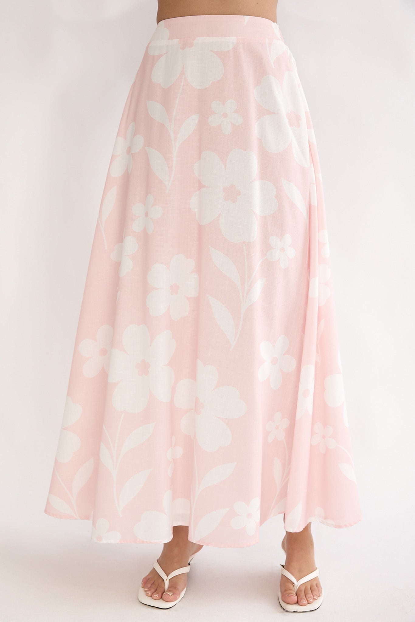 Under The Moons A-Line Maxi Skirt Floral by Selfie Leslie Australia