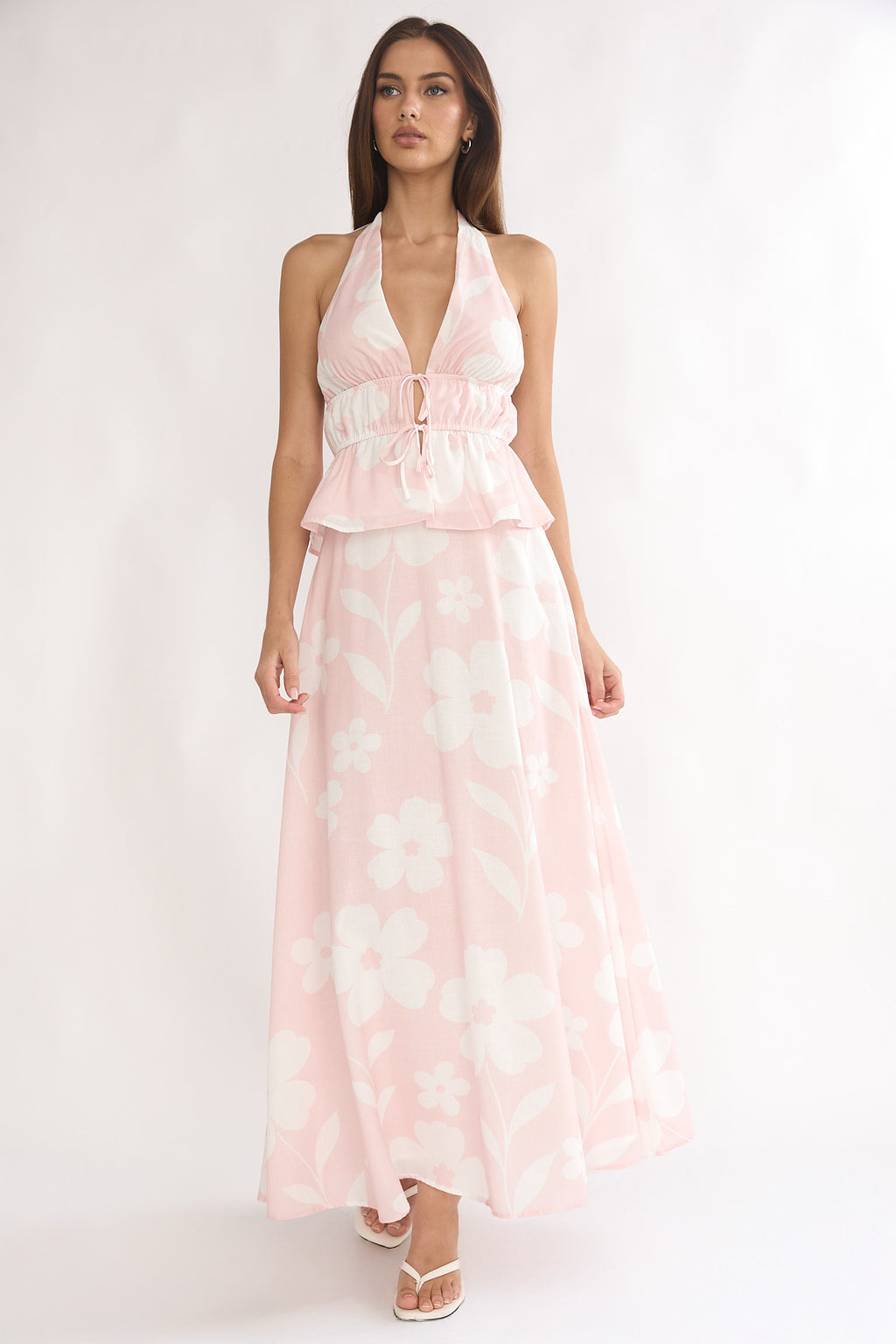 Under The Moons A-Line Maxi Skirt Floral by Selfie Leslie Australia