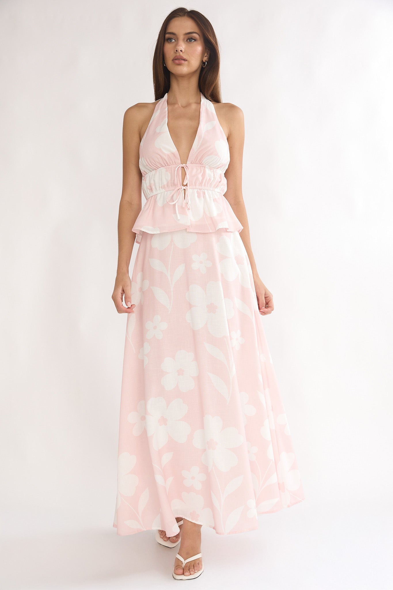Under The Moons A-Line Maxi Skirt Floral by Selfie Leslie Australia