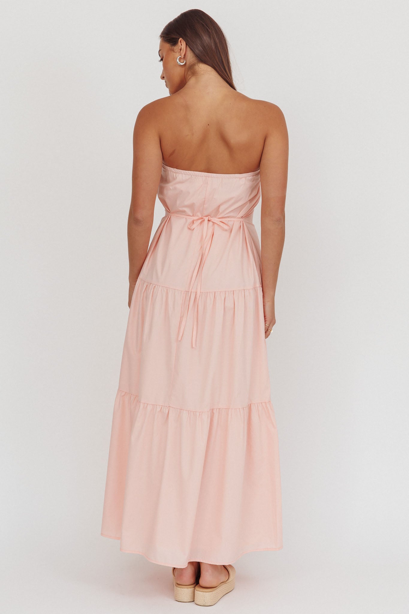 Deisa Pintuck Pleat Maxi Dress Cheek by Selfie Leslie Australia