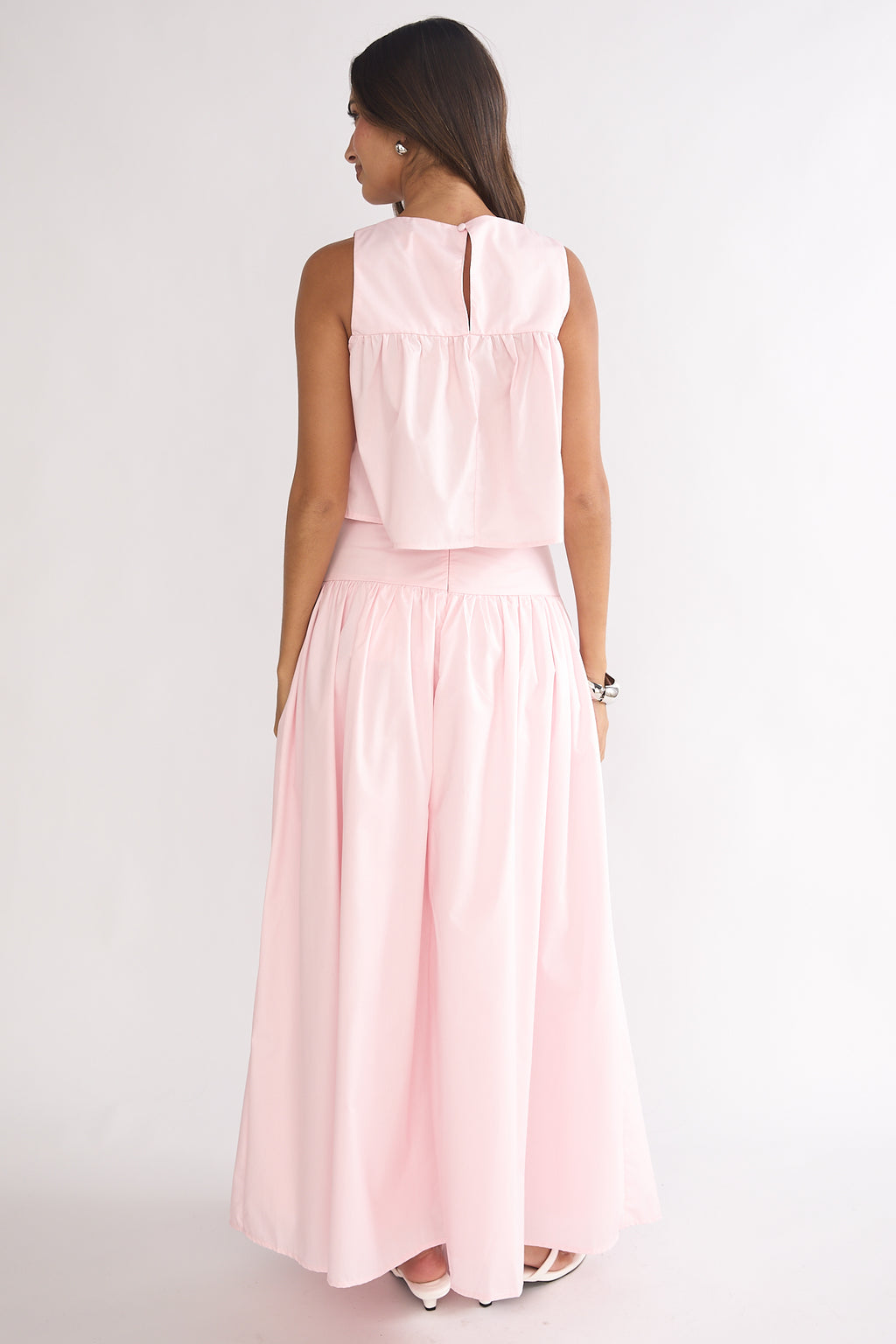 Starlina Wide Waistband Maxi Skirt Rosewater by Selfie Leslie Australia