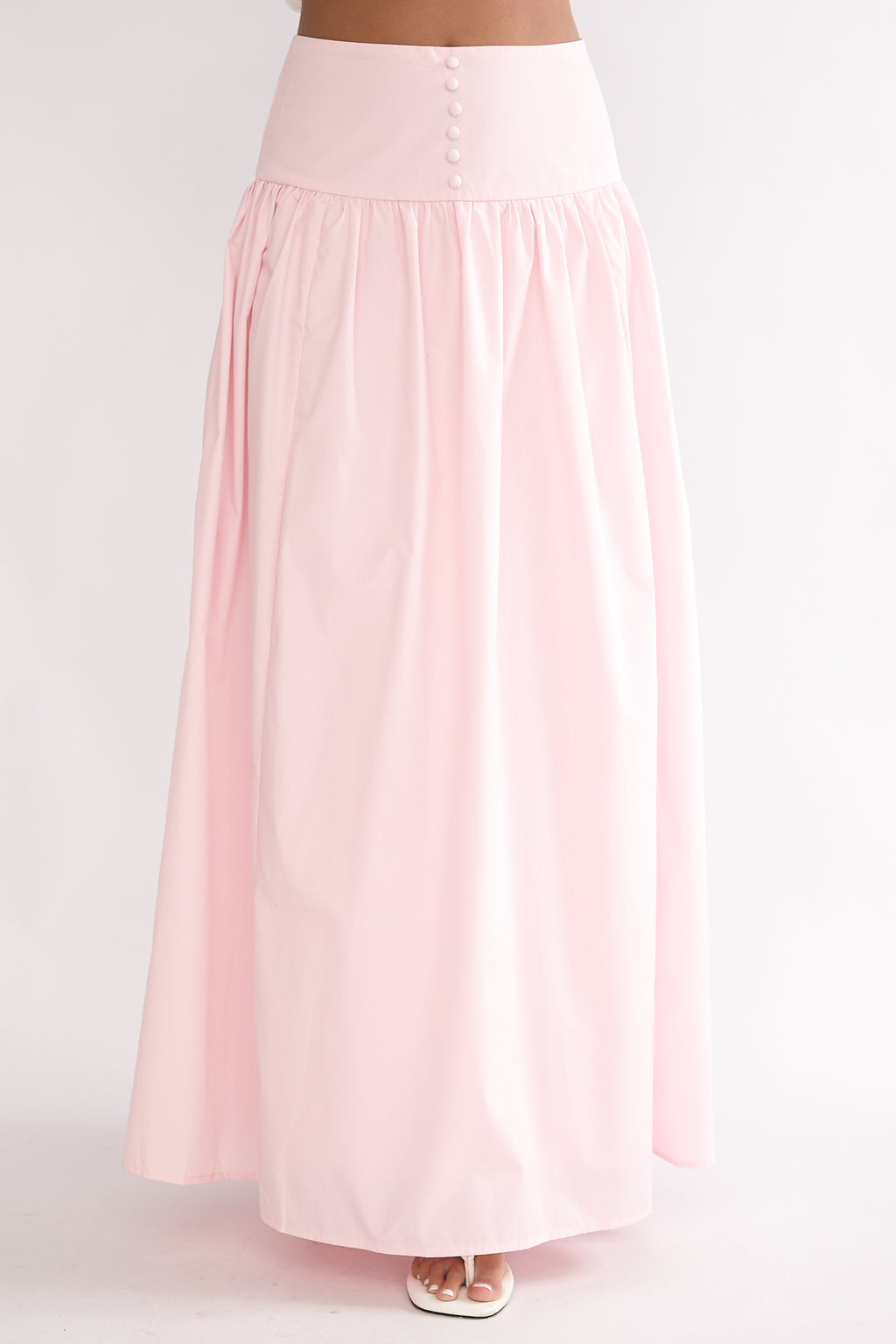 Starlina Wide Waistband Maxi Skirt Rosewater by Selfie Leslie Australia