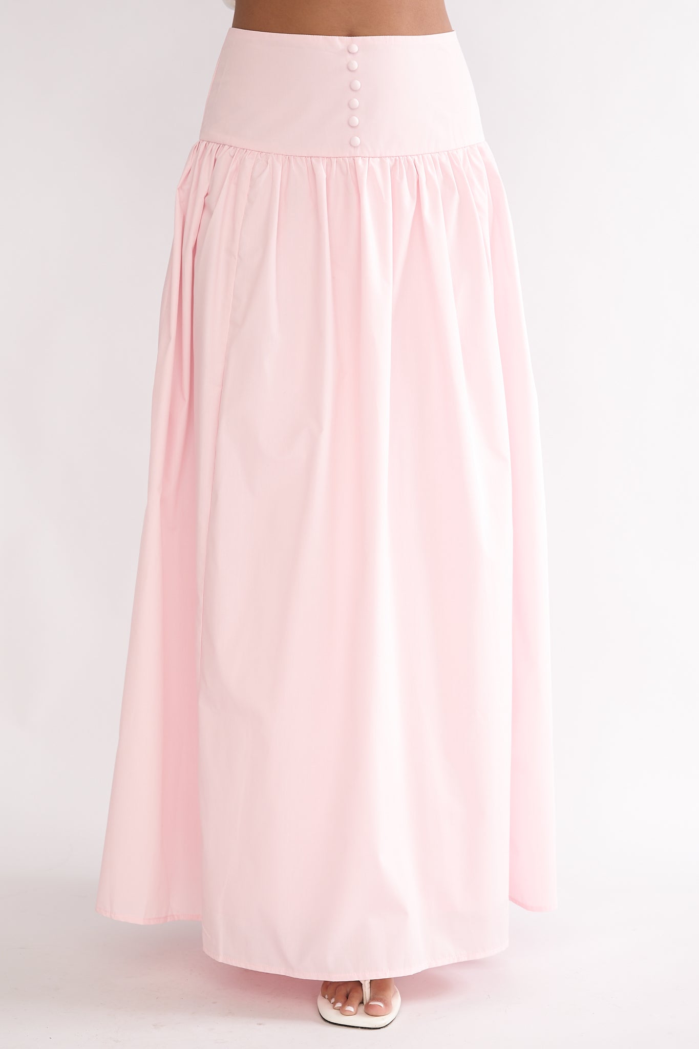 Starlina Wide Waistband Maxi Skirt Rosewater by Selfie Leslie Australia