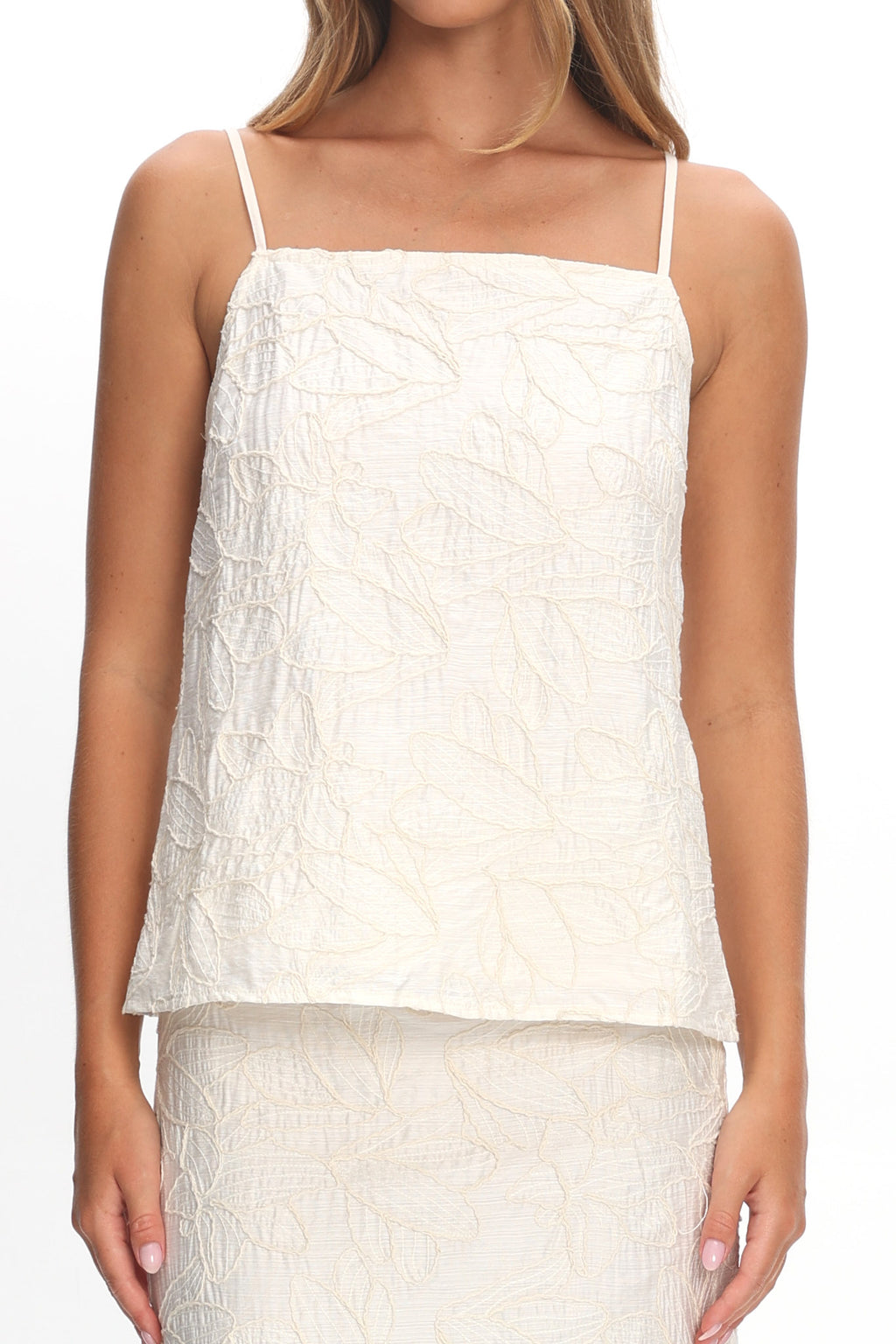 Alondra Tied Back Top Oatmeal by Selfie Leslie Australia