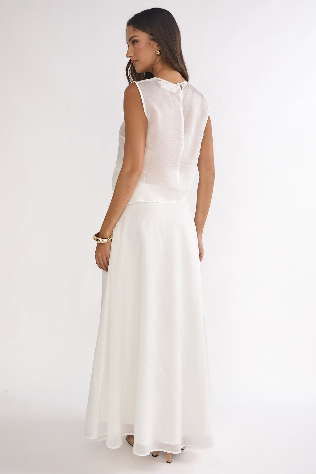 Lemora Maxi Skirt White by Selfie Leslie Australia