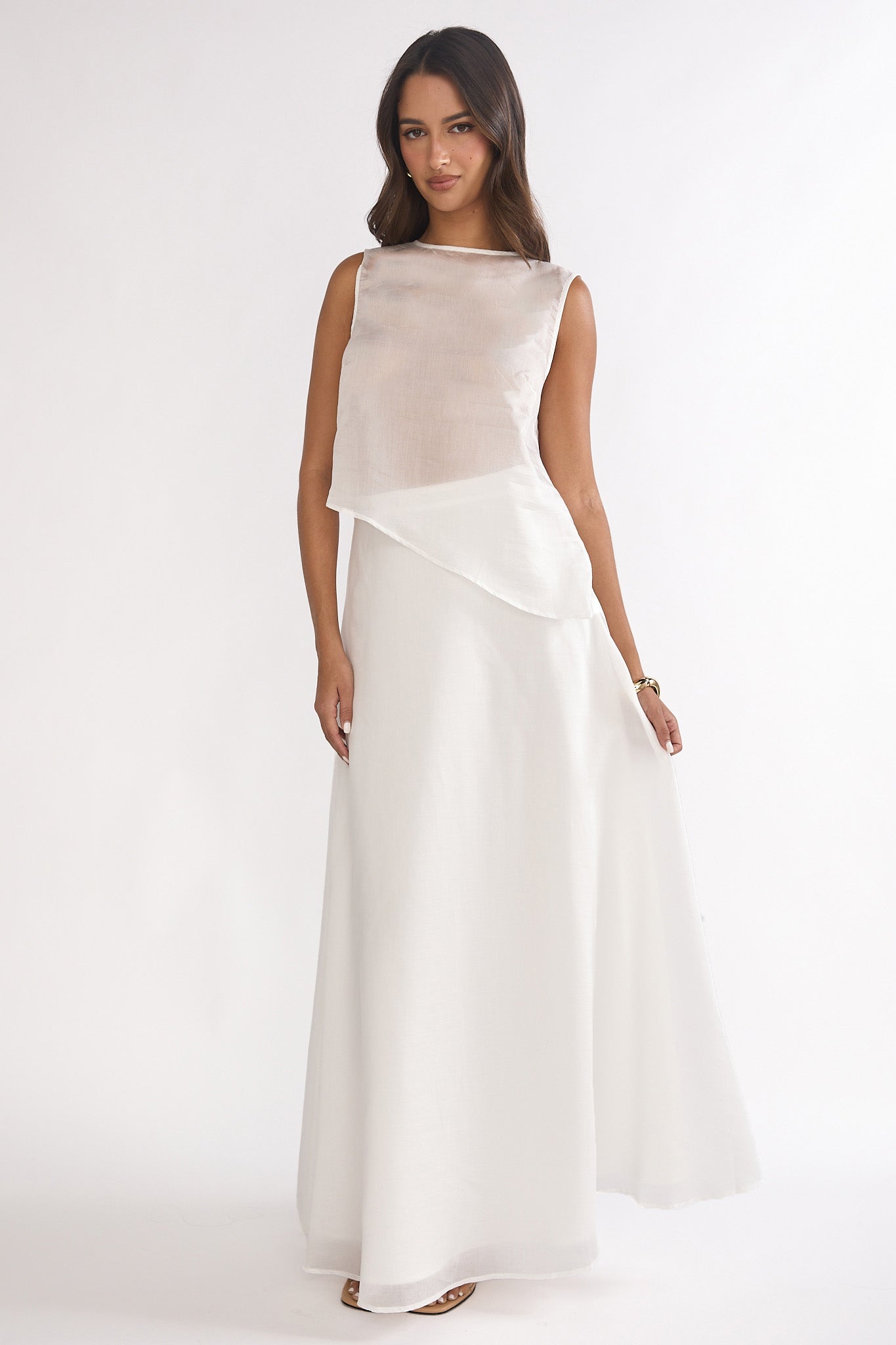 Lemora Maxi Skirt White by Selfie Leslie Australia