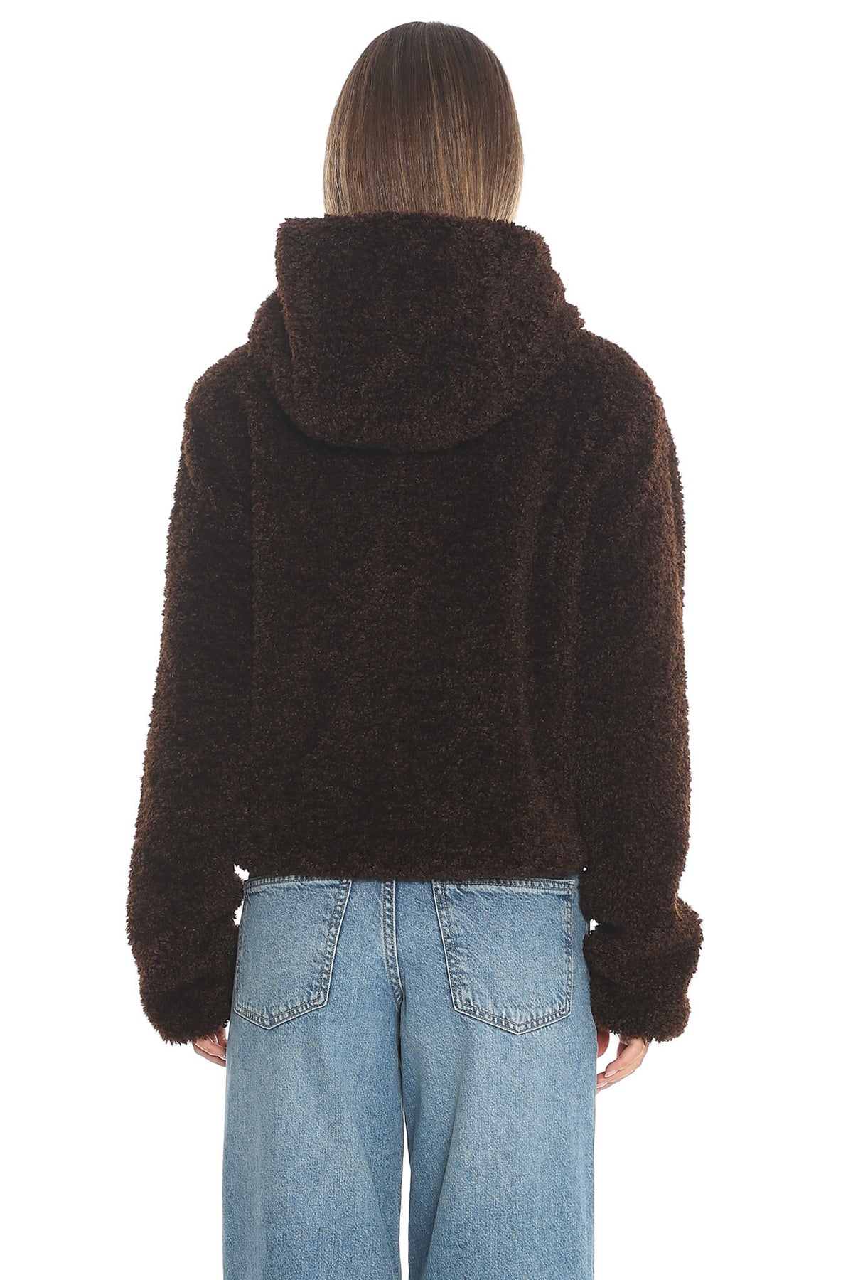 Elaris Hooded Toggle Jacket Brown by Selfie Leslie Australia