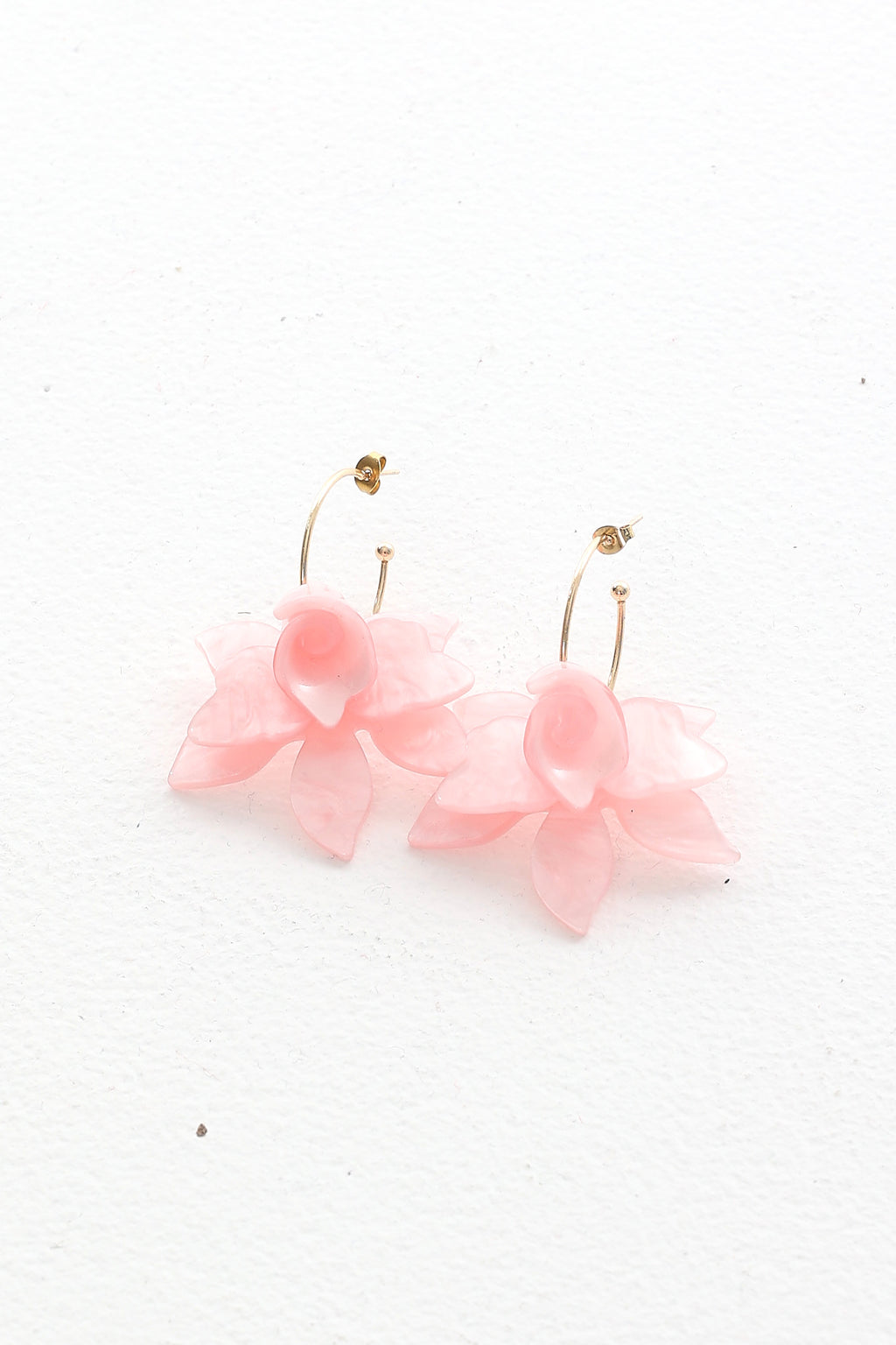 Tamsin Hoop Earrings Pink