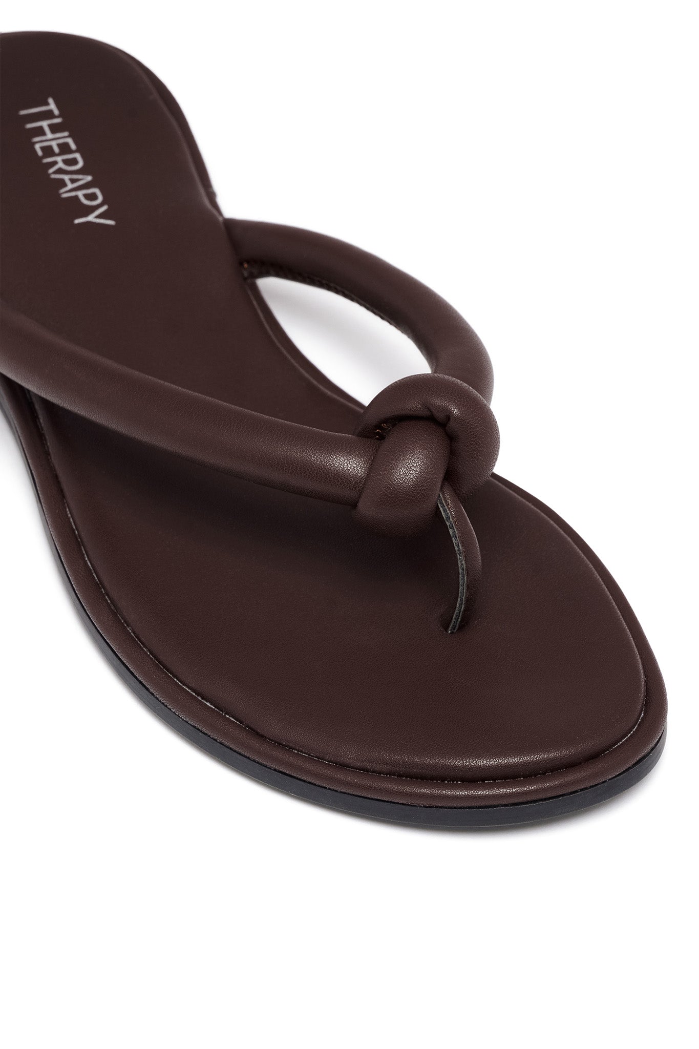 THERAPY Tyana Flats Chocolate by Selfie Leslie Australia
