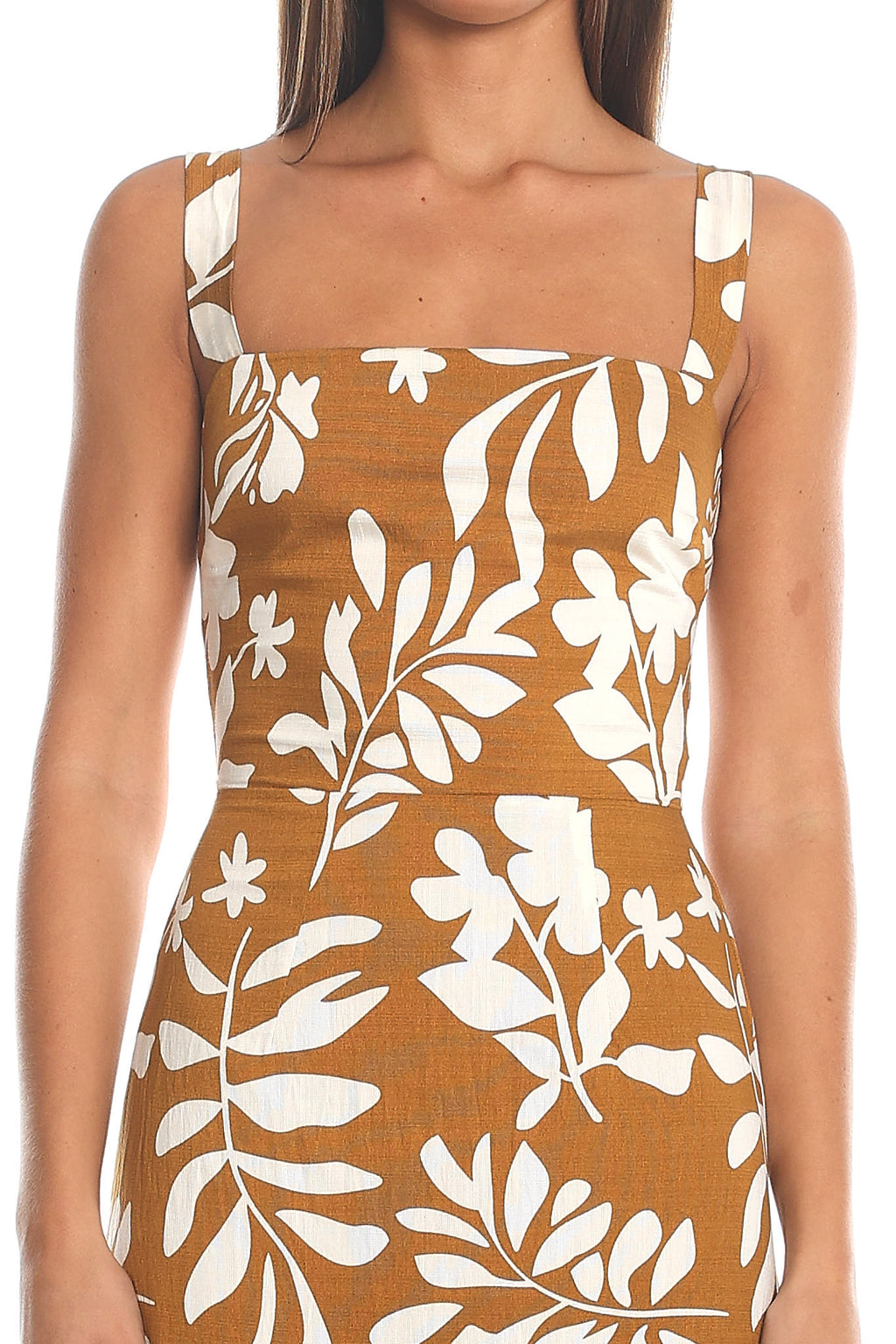 Cataline Smocked Maxi Dress Cacao