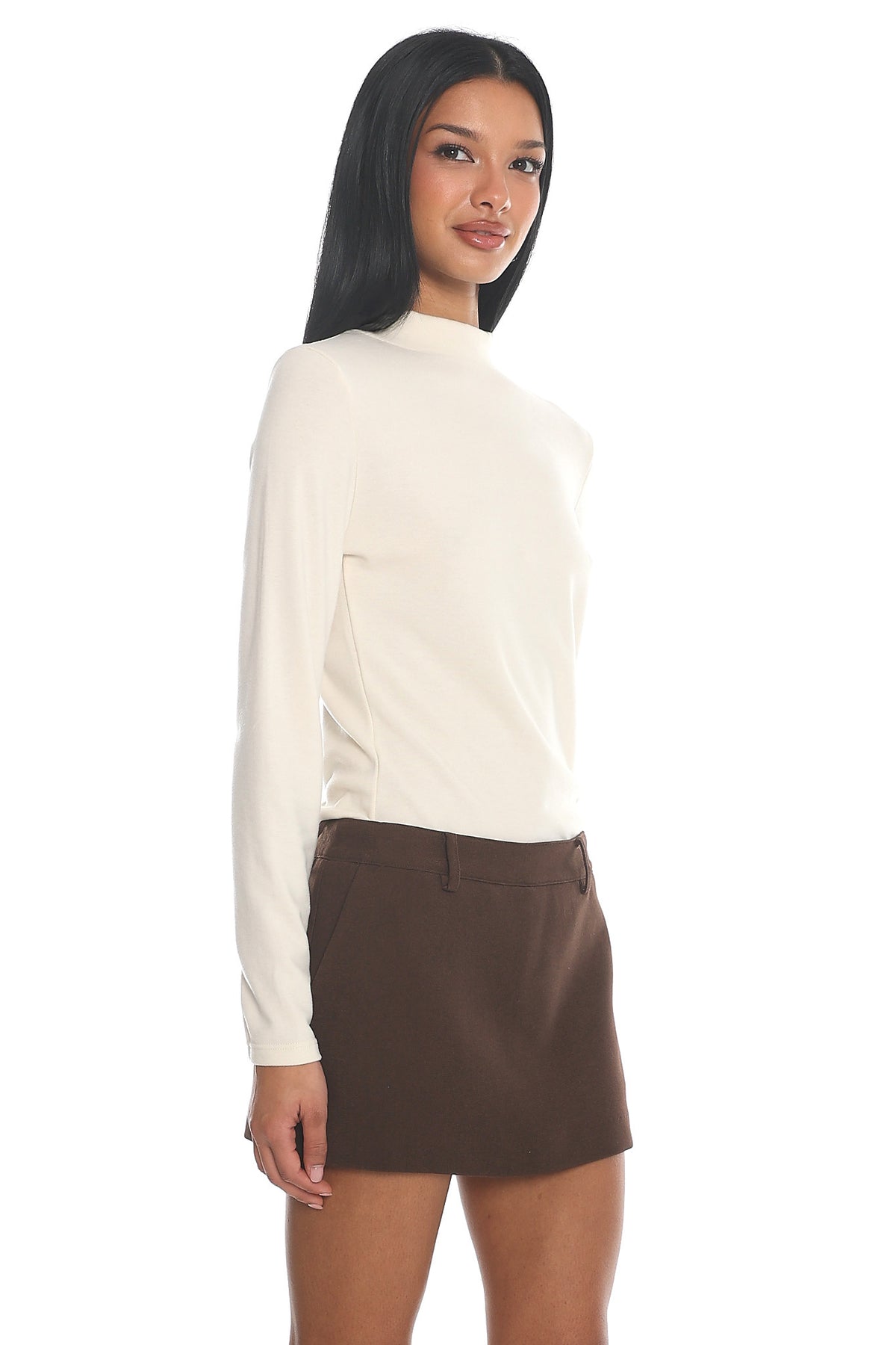 Get Started Mini Skort Brown by Selfie Leslie Australia