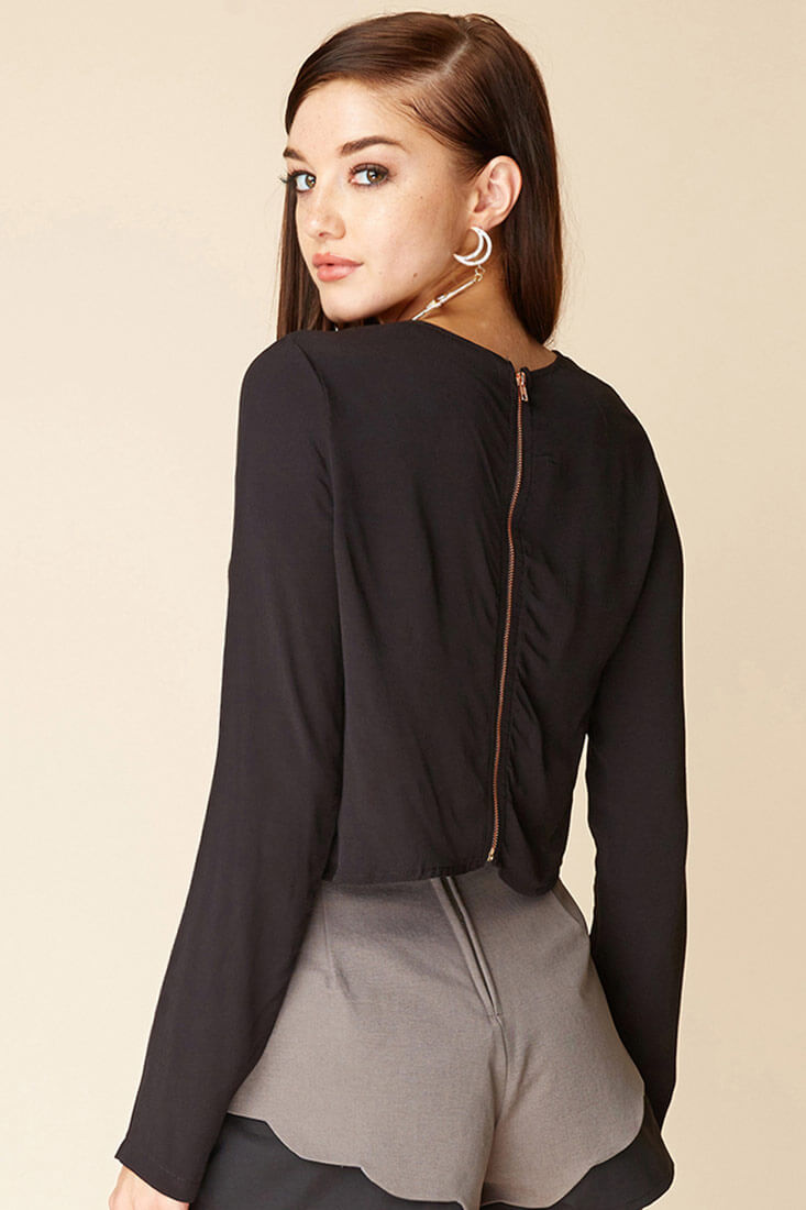 Judith Zip Top Black by Selfie Leslie