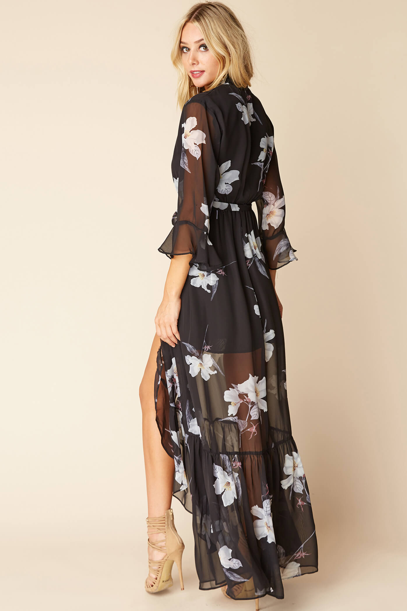 Laila Sexy Summer Maxi Dress Floral by Selfie Leslie