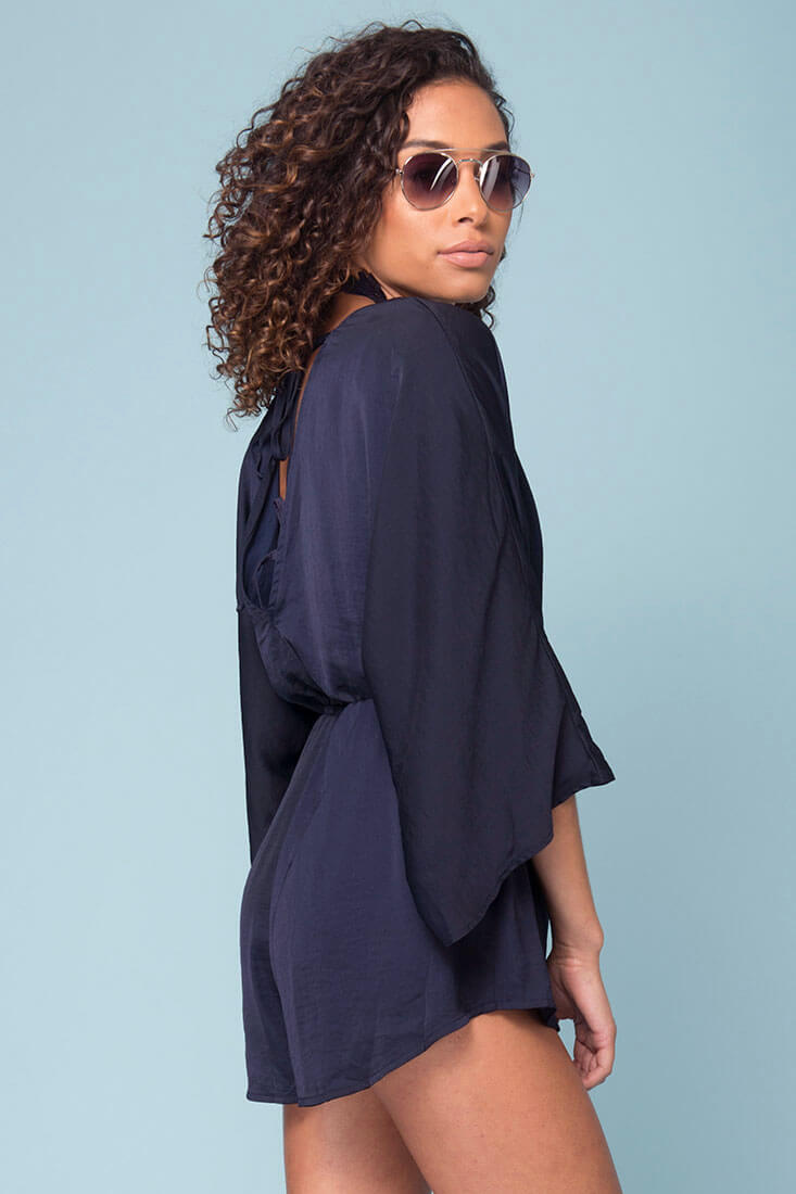 Zaylee Cute Casual Romper Ink by Selfie Leslie