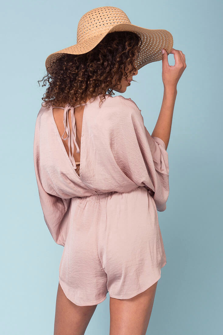 Zaylee Cute Casual Romper Mocha by Selfie Leslie