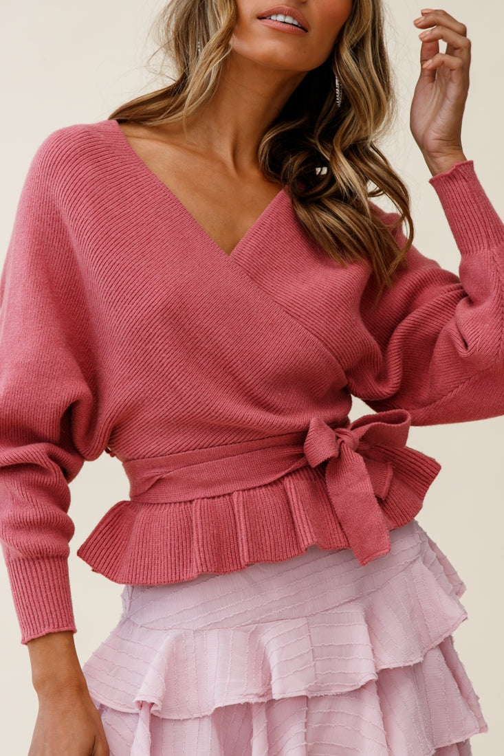 Let Them Eat Cake Triple Ruffle Skirt Blush by Selfie Leslie