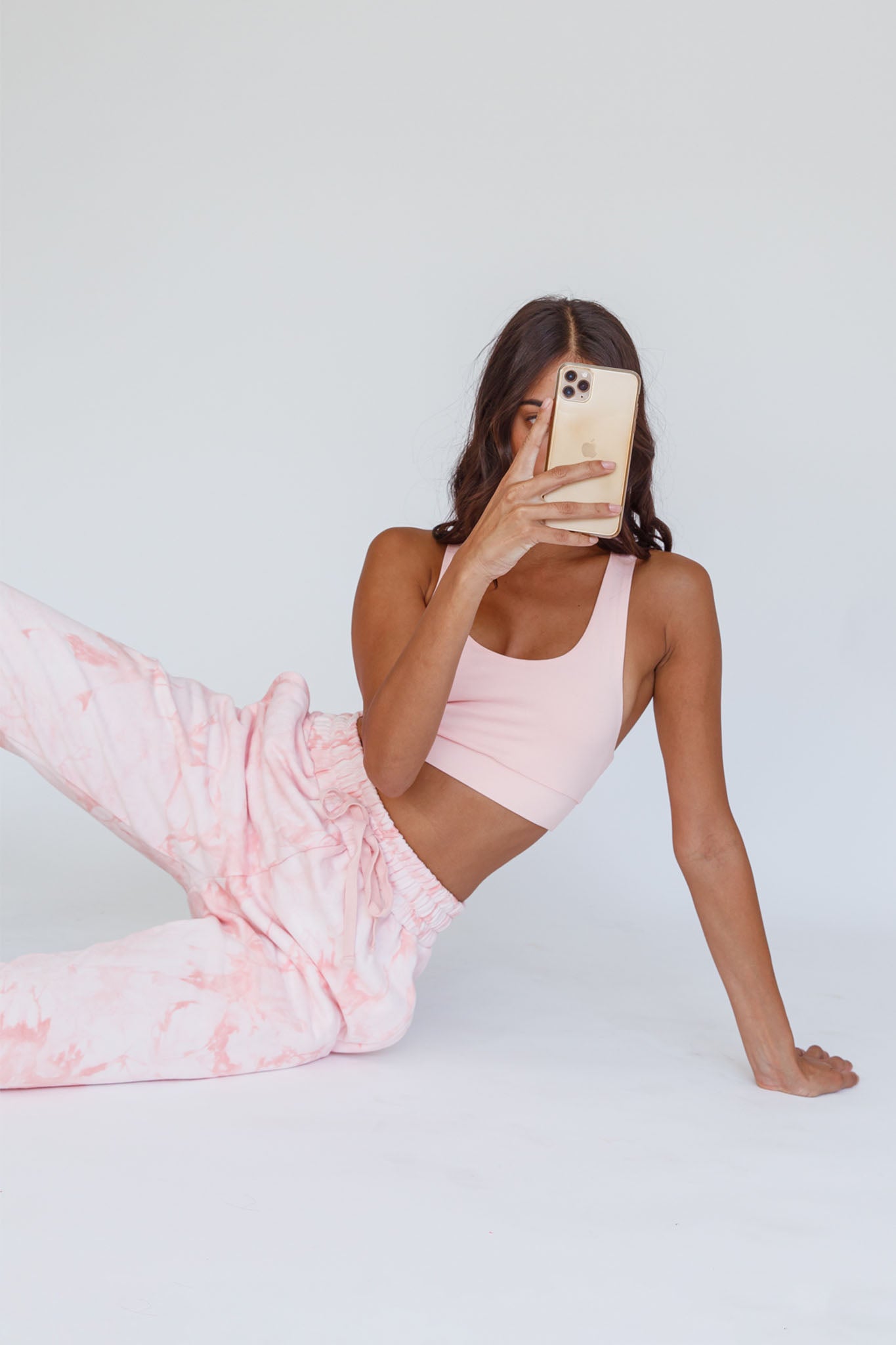 Serene Racerback Crop Top Pink by Selfie Leslie Australia