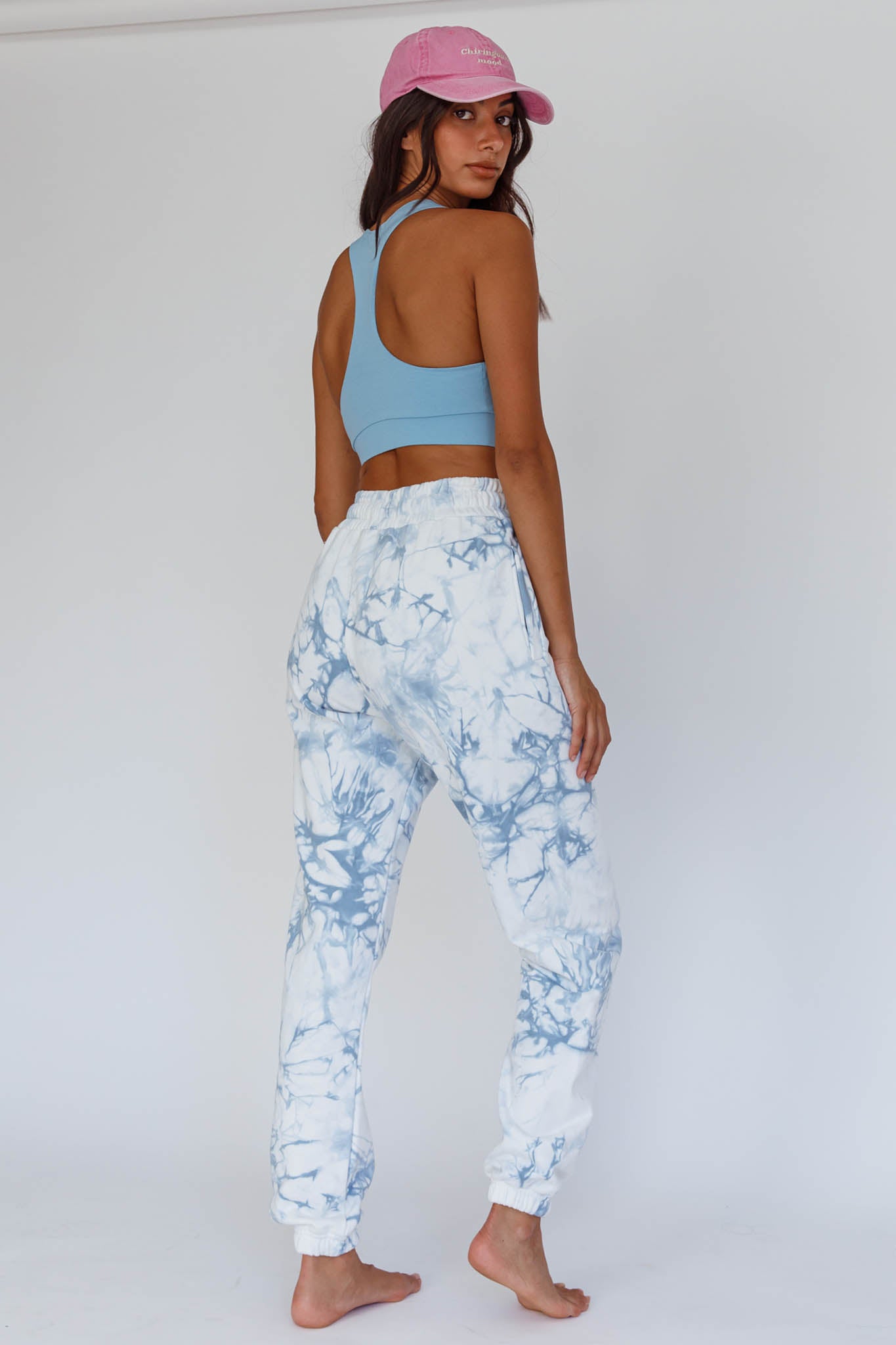 Take It Easy Jogger Track Pants Grey by Selfie Leslie Australia