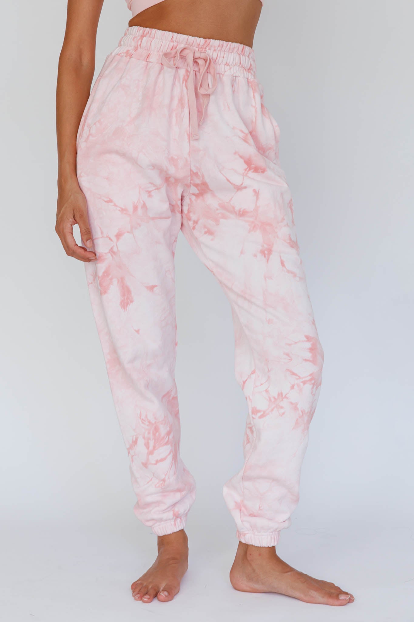 Take It Easy Jogger Track Pants Pink by Selfie Leslie Australia