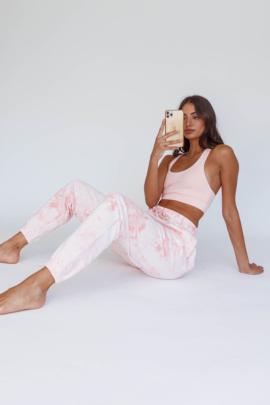 Take It Easy Jogger Track Pants Pink by Selfie Leslie Australia