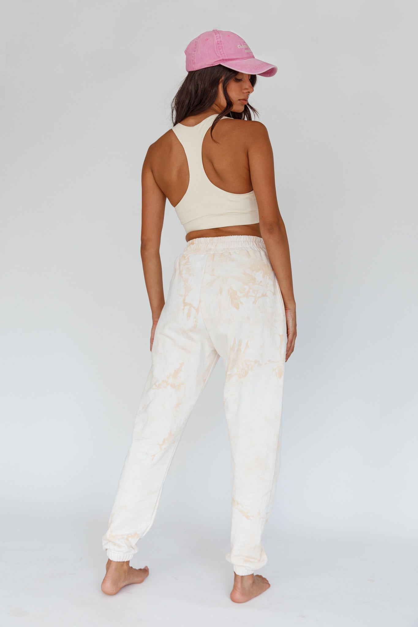 Take It Easy Jogger Track Pants Sand by Selfie Leslie Australia
