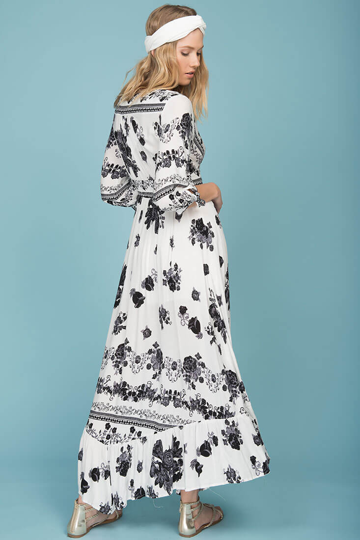 Zaika Maxi Dress White by Selfie Leslie