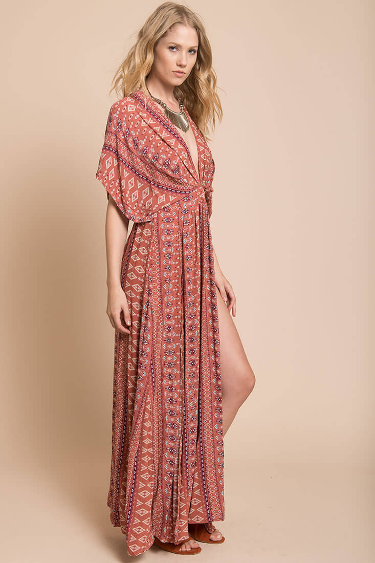 Libby Maxi Dress Rust by Selfie Leslie