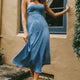 Linka Cami Strap Midi Dress Dusty Blue