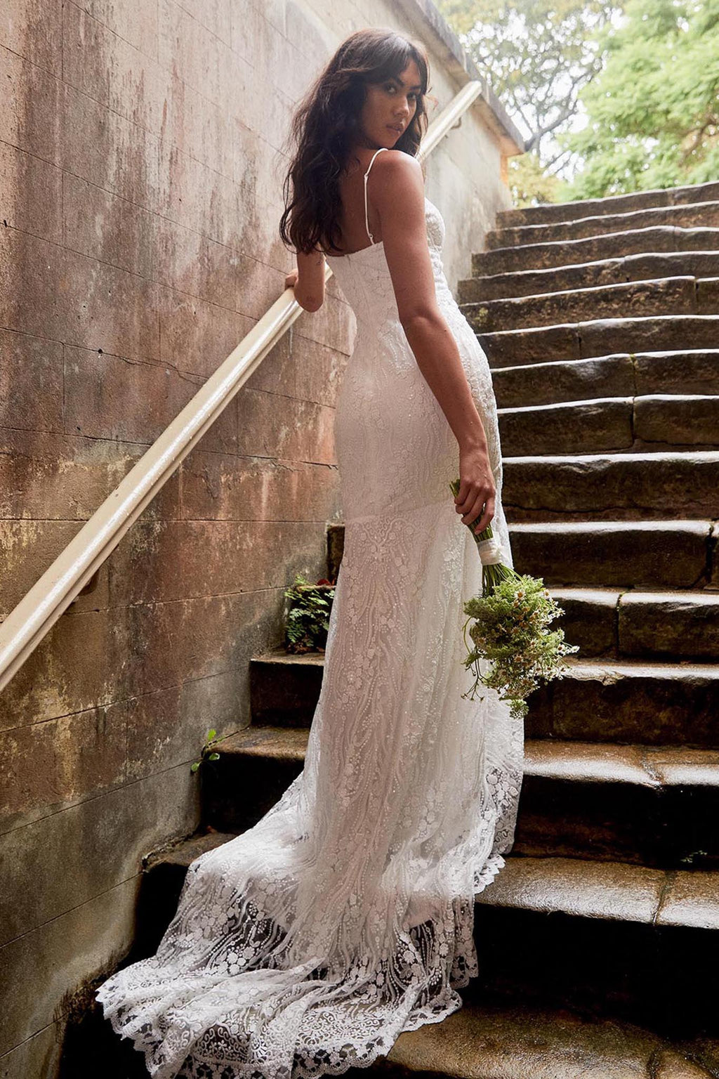 Your Beloved Lace Maxi Dress White by Selfie Leslie Australia