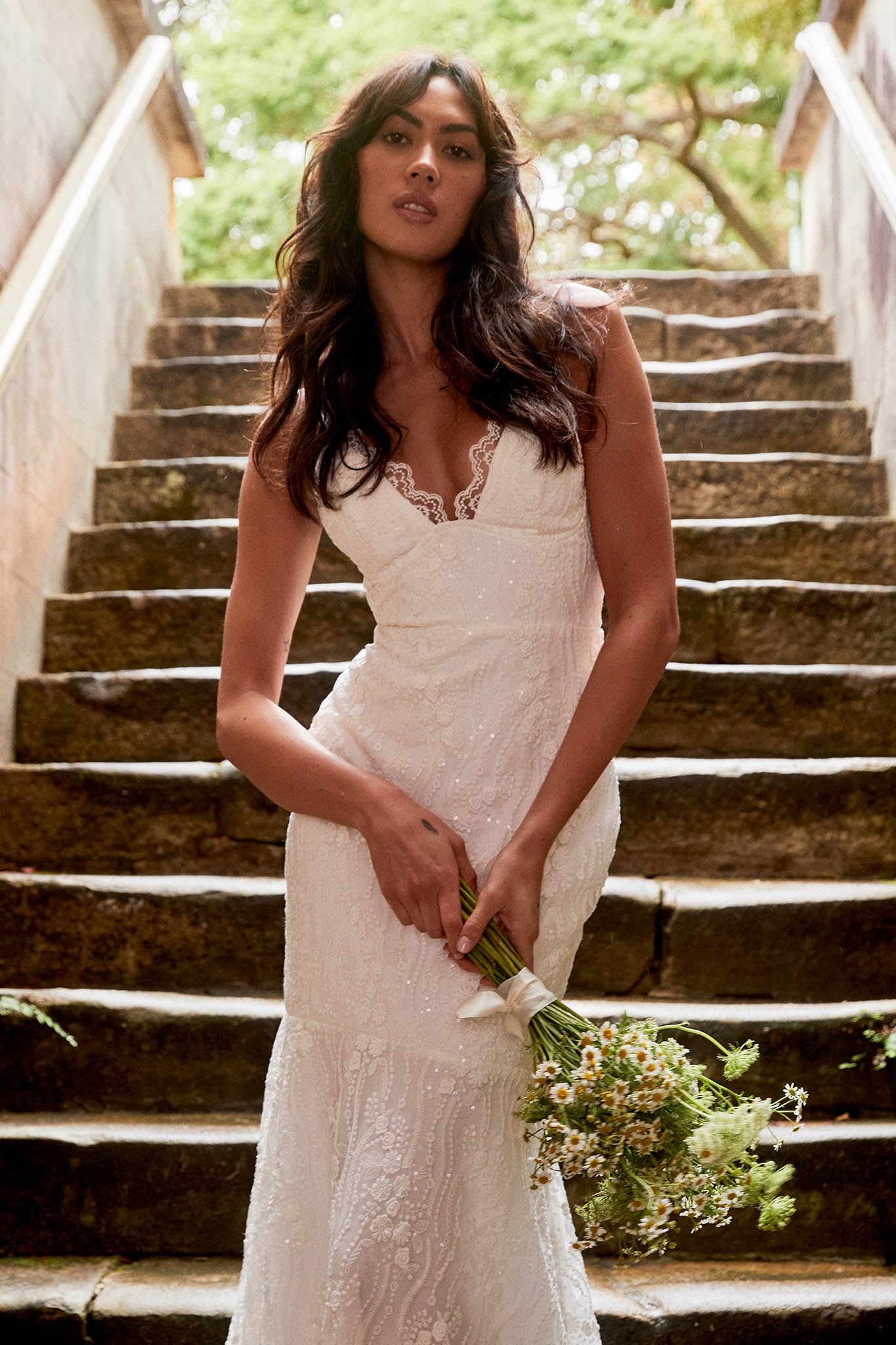 Your Beloved Lace Maxi Dress White by Selfie Leslie Australia