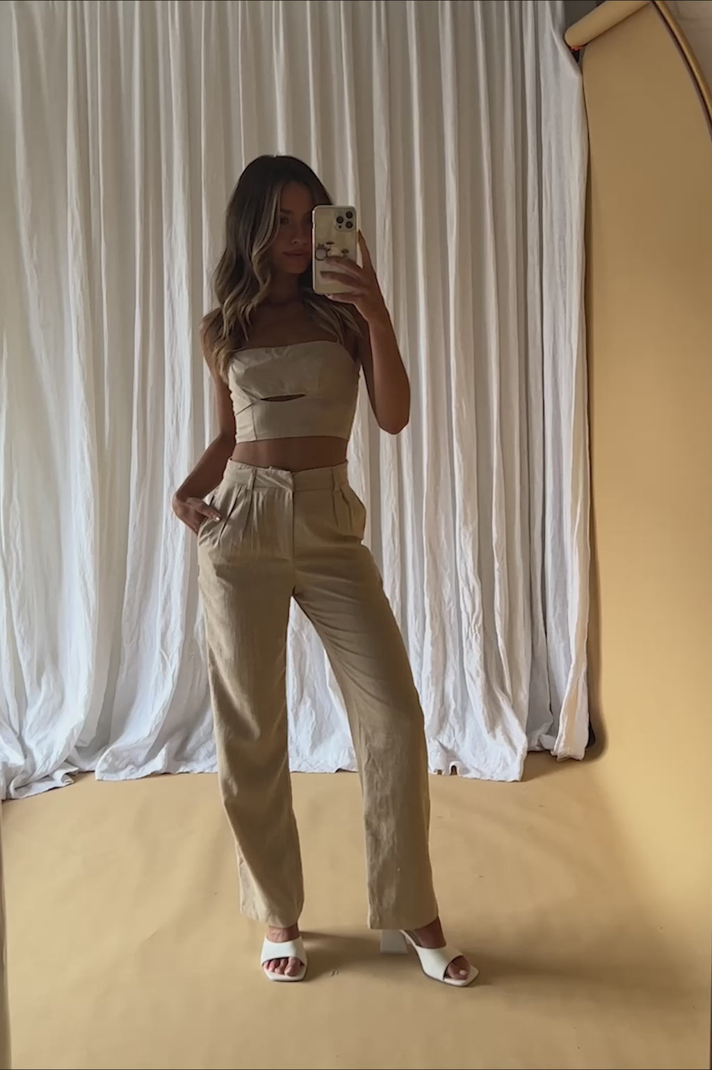 Lyrics Straight Leg Pants Oat