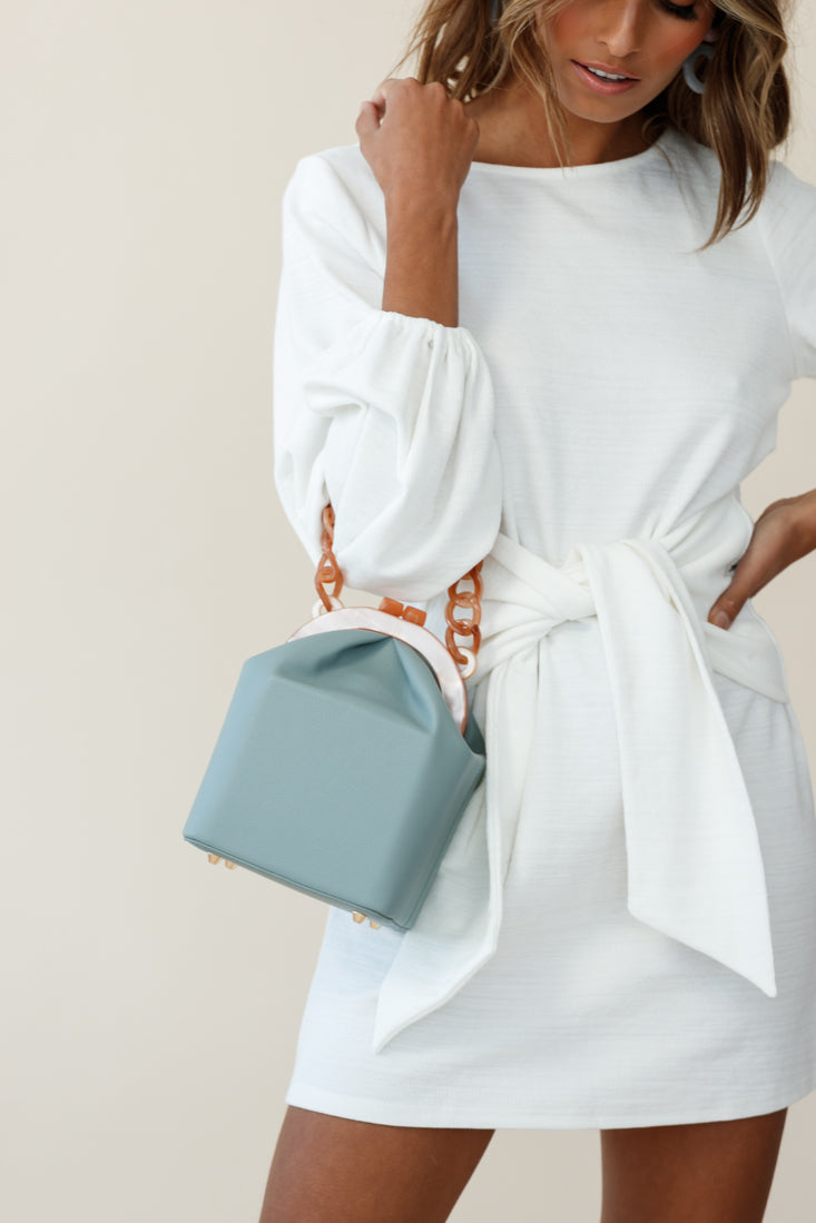 Kerrie Kiss-Lock Box Bag Pistachio by Selfie Leslie