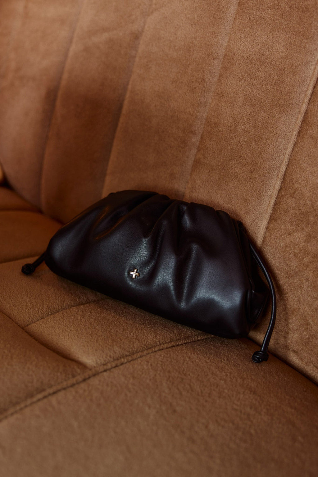 Byron Gathered Handbag Black by Selfie Leslie