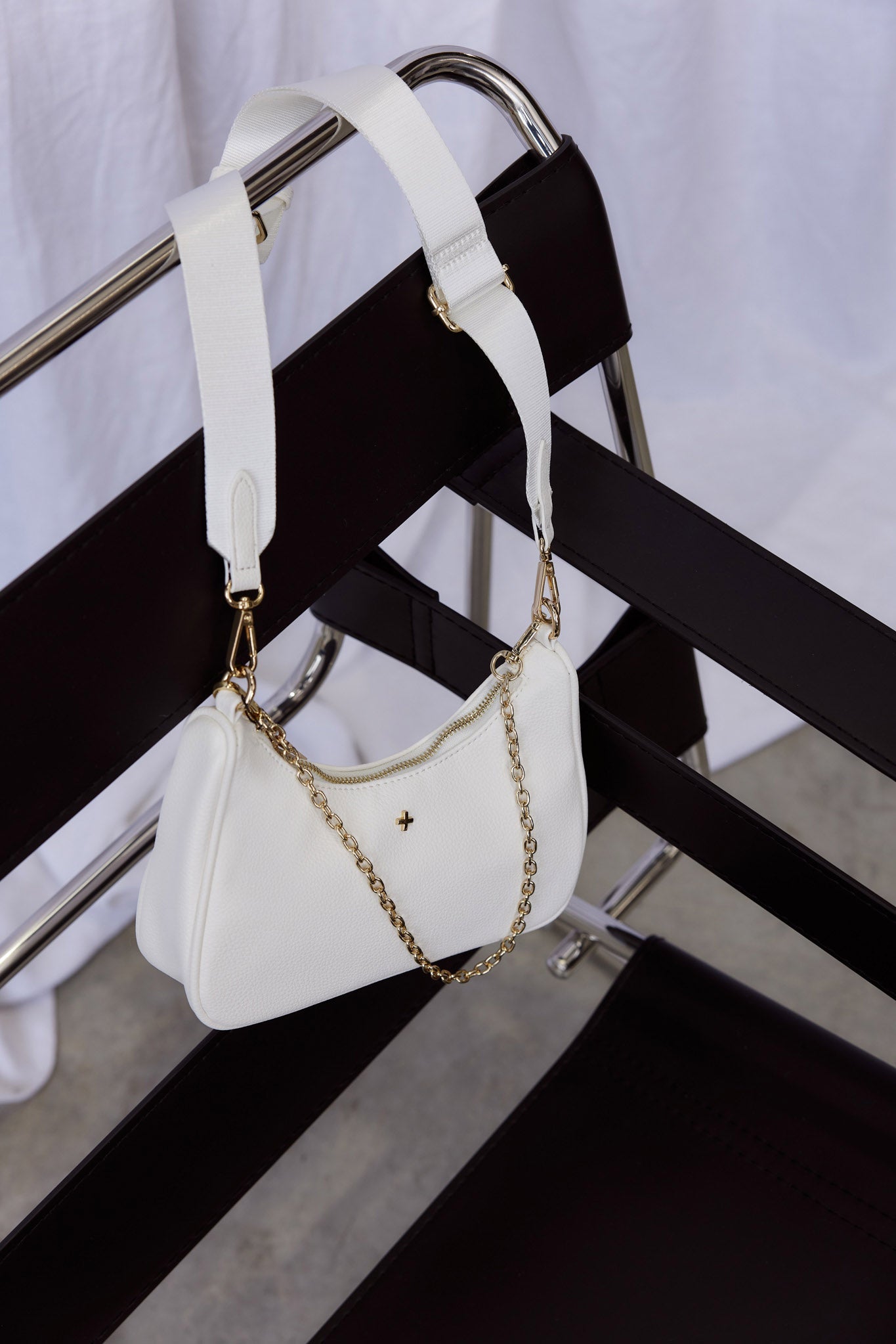Paloma Shoulder Bag White by Selfie Leslie