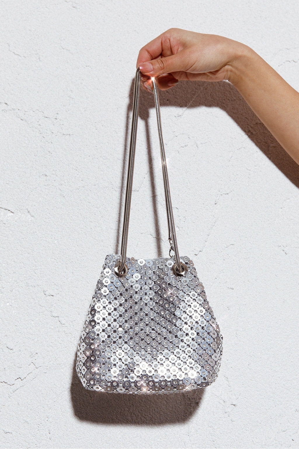 Trixie Chainmail Bag Silver by Selfie Leslie